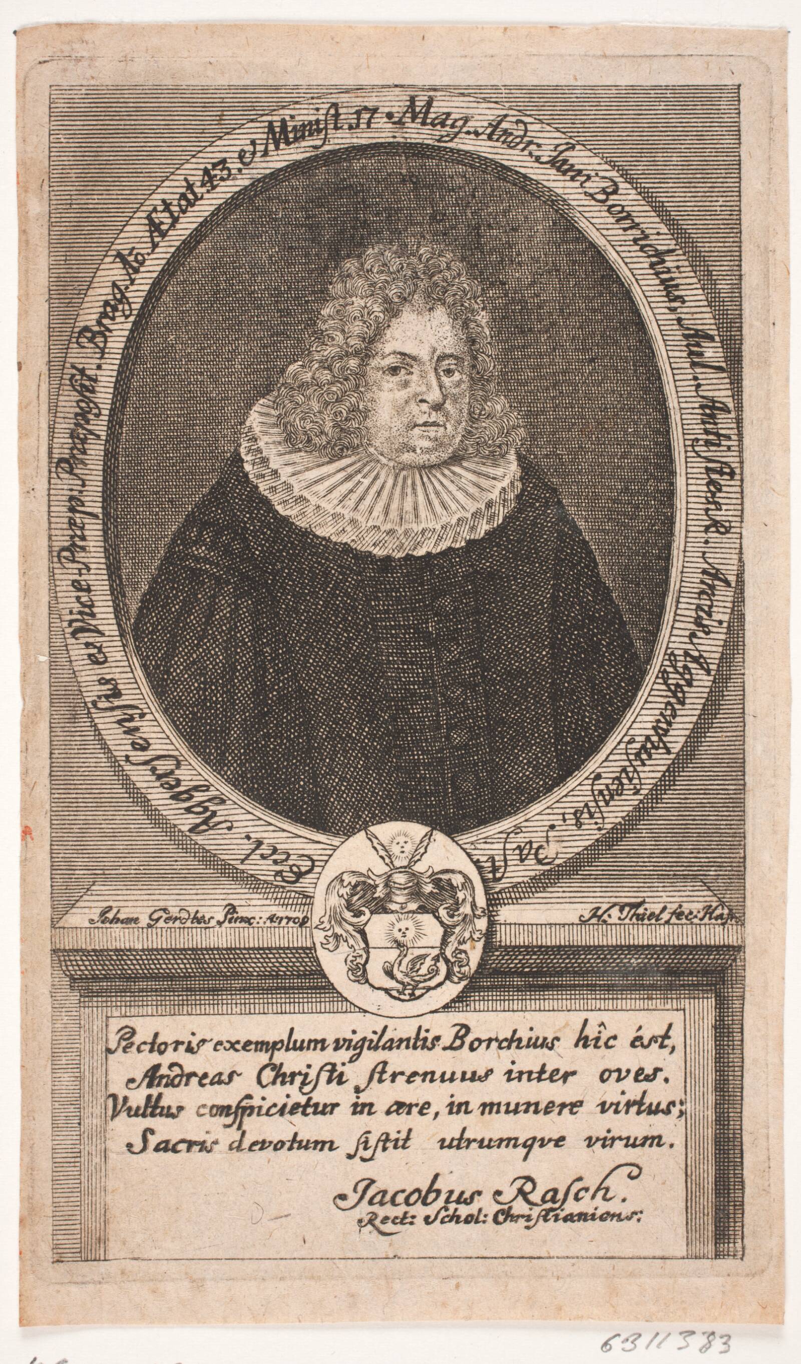 Pastor A.J. Borch, Ubekendt, 1735-1750