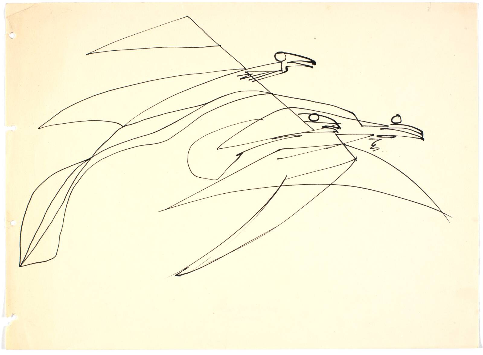 Fuglefigurationer, Richard Mortensen, 1937-1939