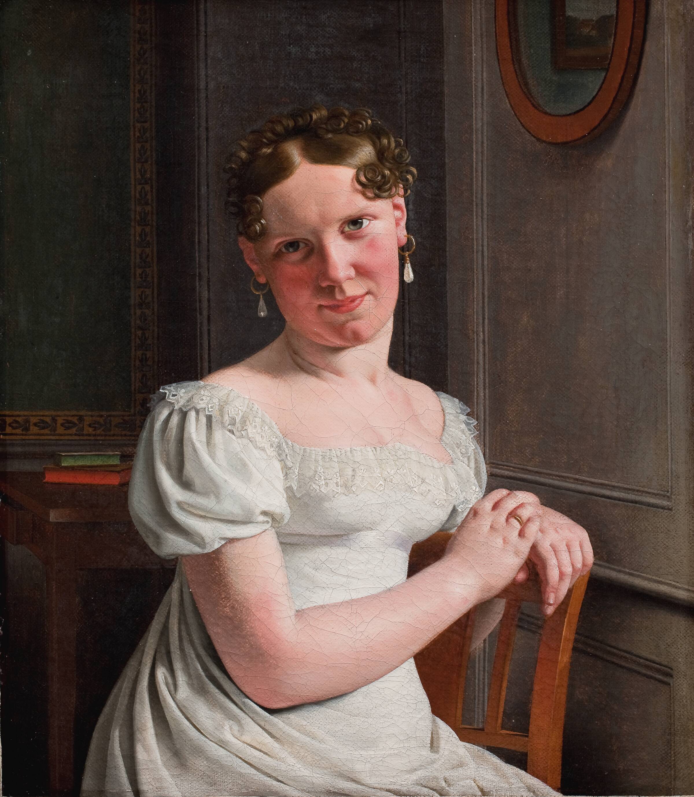 Julie Eckersberg, f. Juel, kunstnerens anden hustru, C.W. Eckersberg, 1817