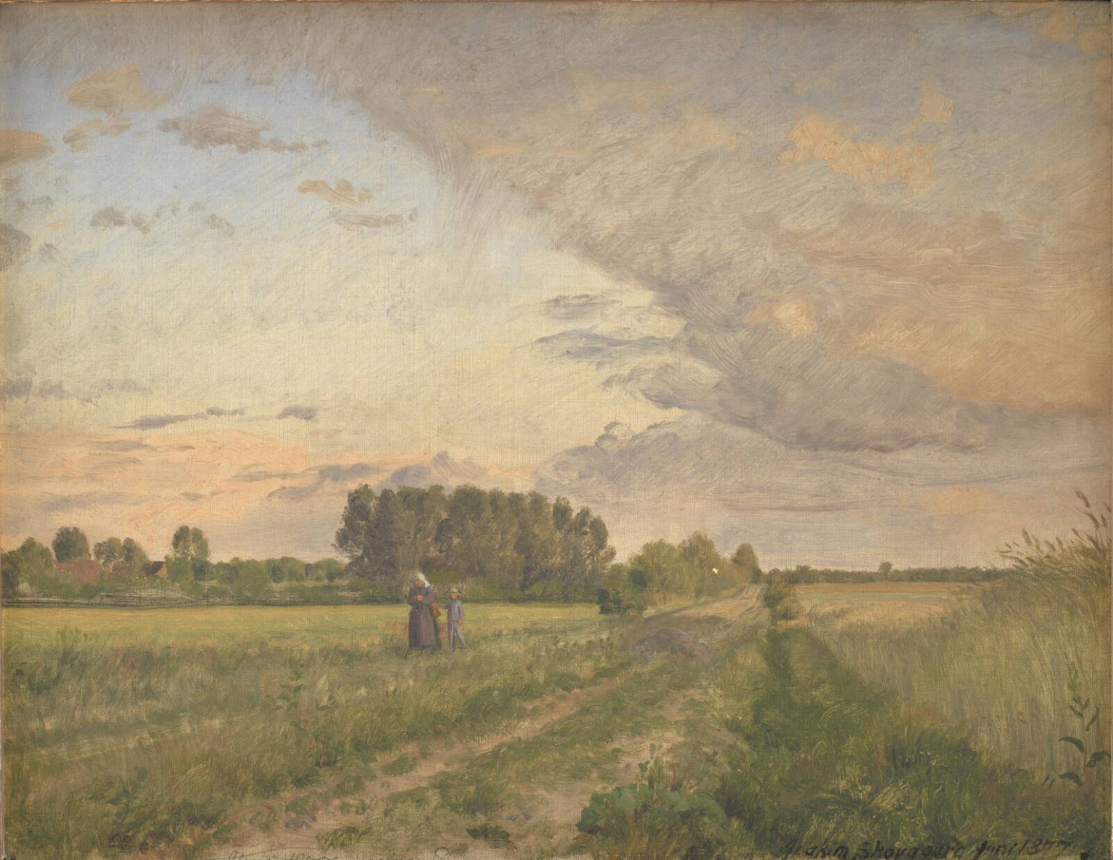 Sommerlandskab, Joakim Skovgaard, 1877