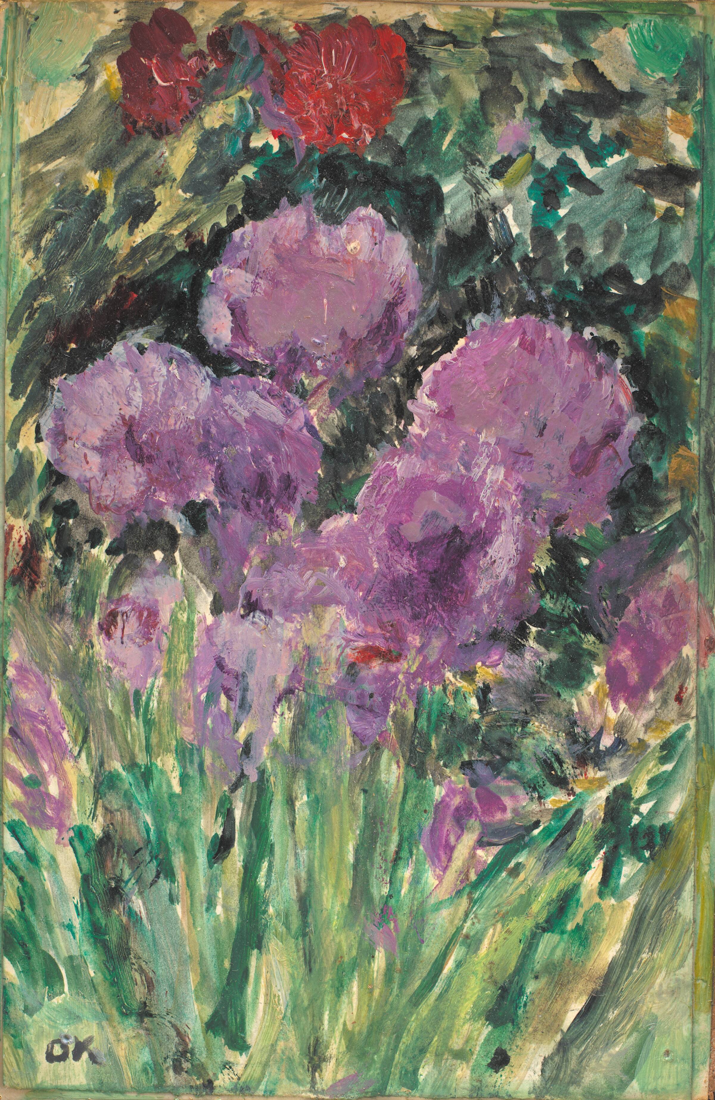 Mørk rododendron, Ole Kielberg, 1983