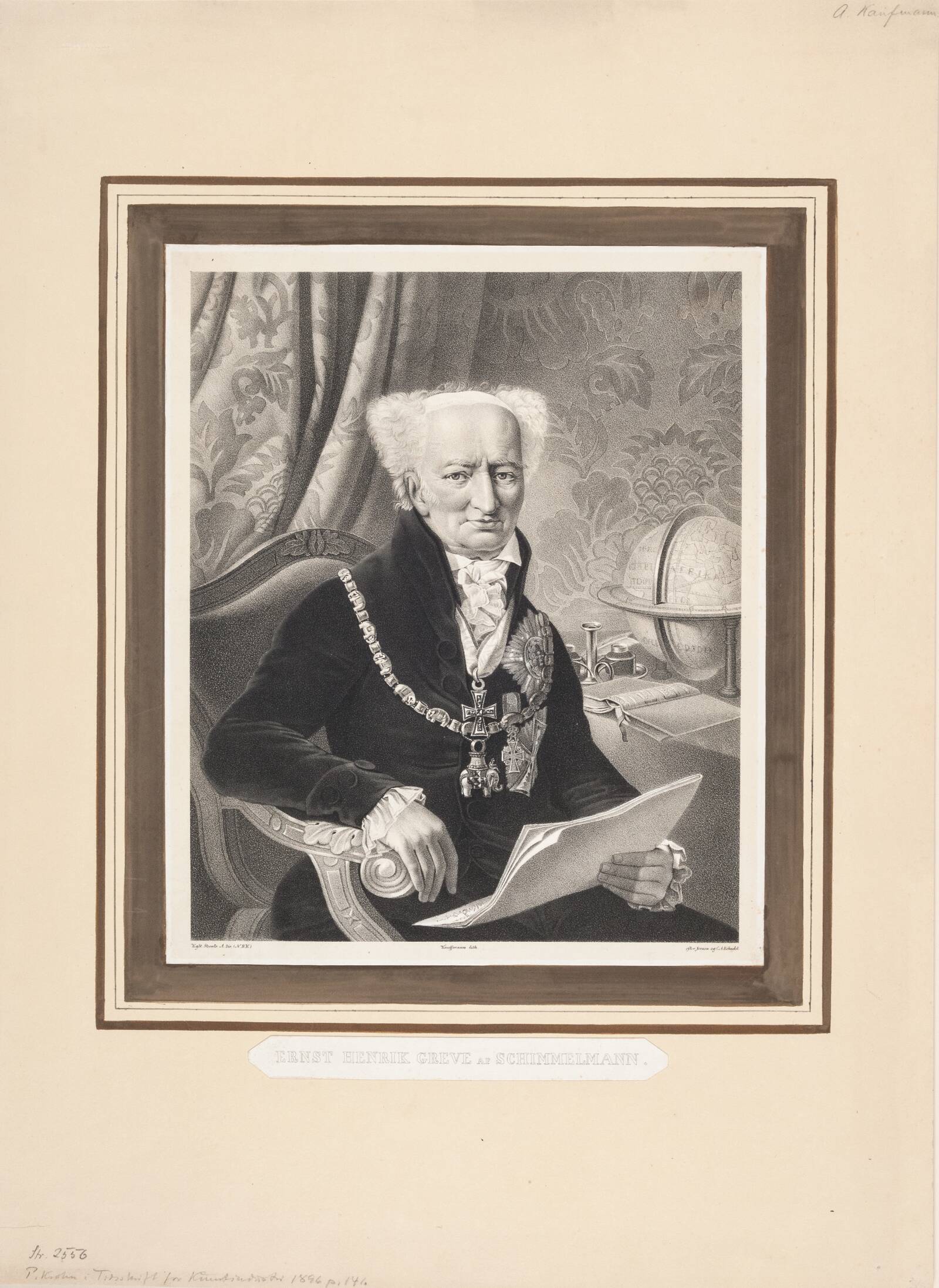 Grev Ernst Heinrich Schimmelman, Asmus Kaufmann, 1828-1832