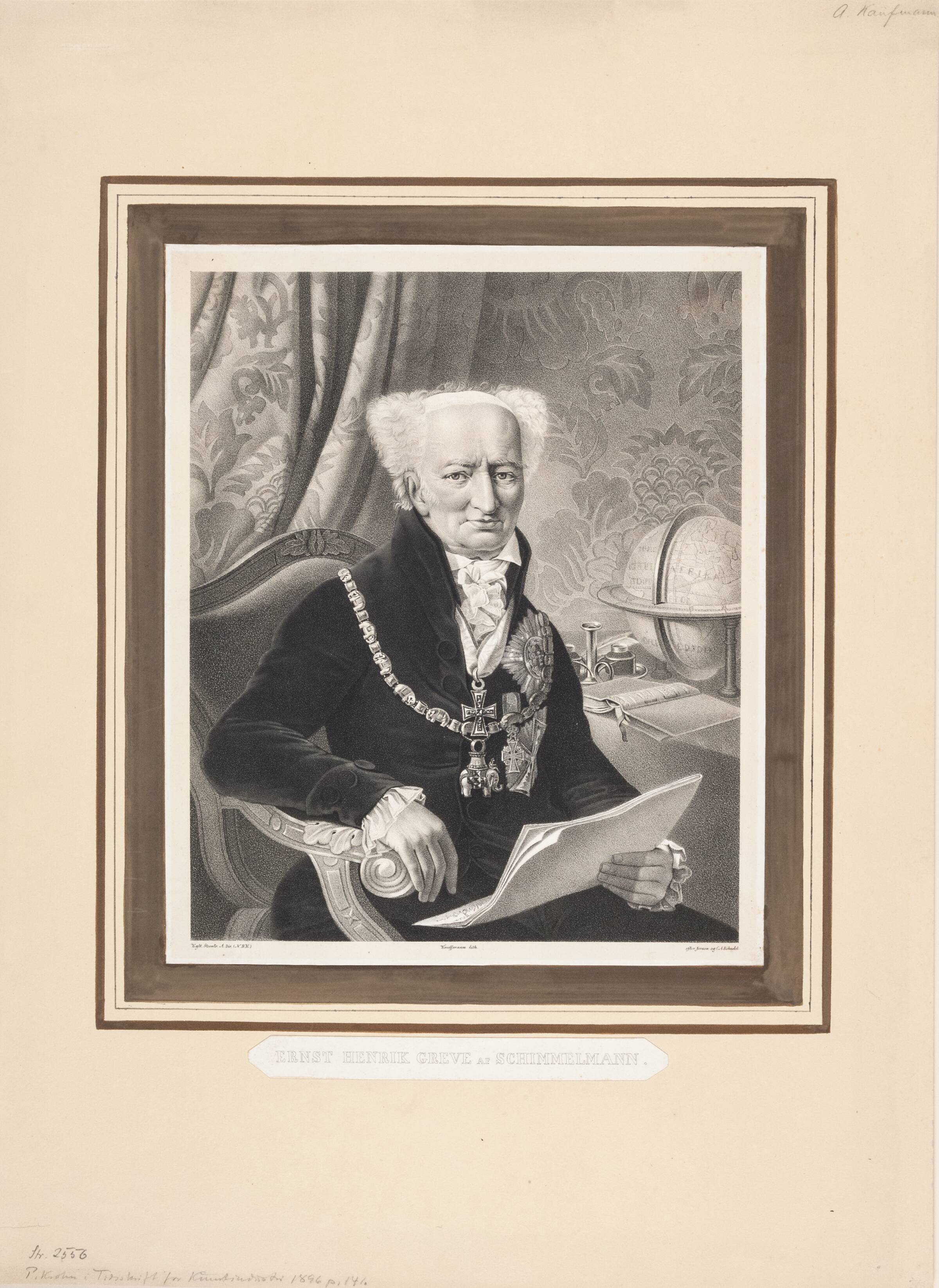 Grev Ernst Heinrich Schimmelman, Asmus Kaufmann, 1828-1832