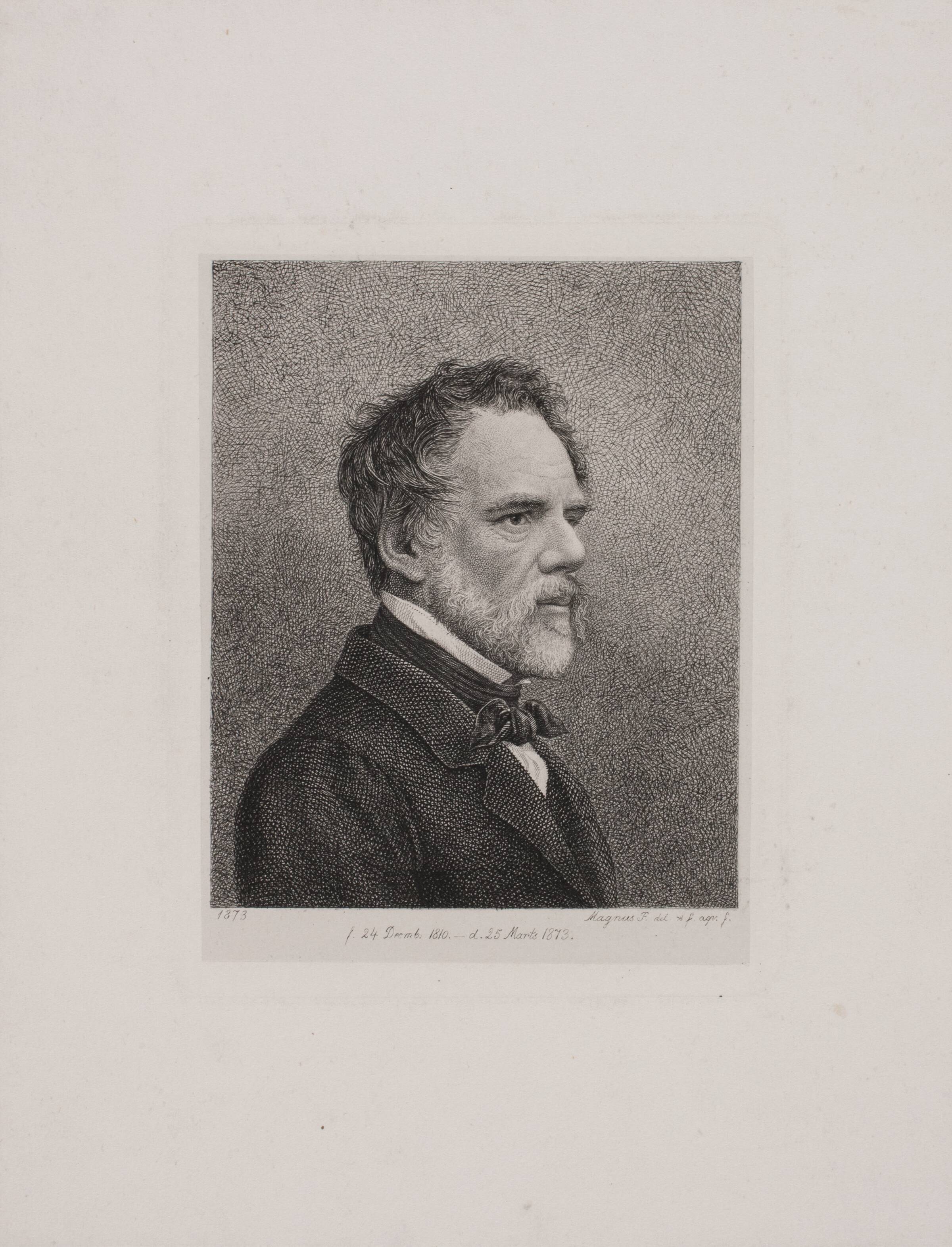 Vilhelm Marstrand, Julius Magnus-Petersen, 1873