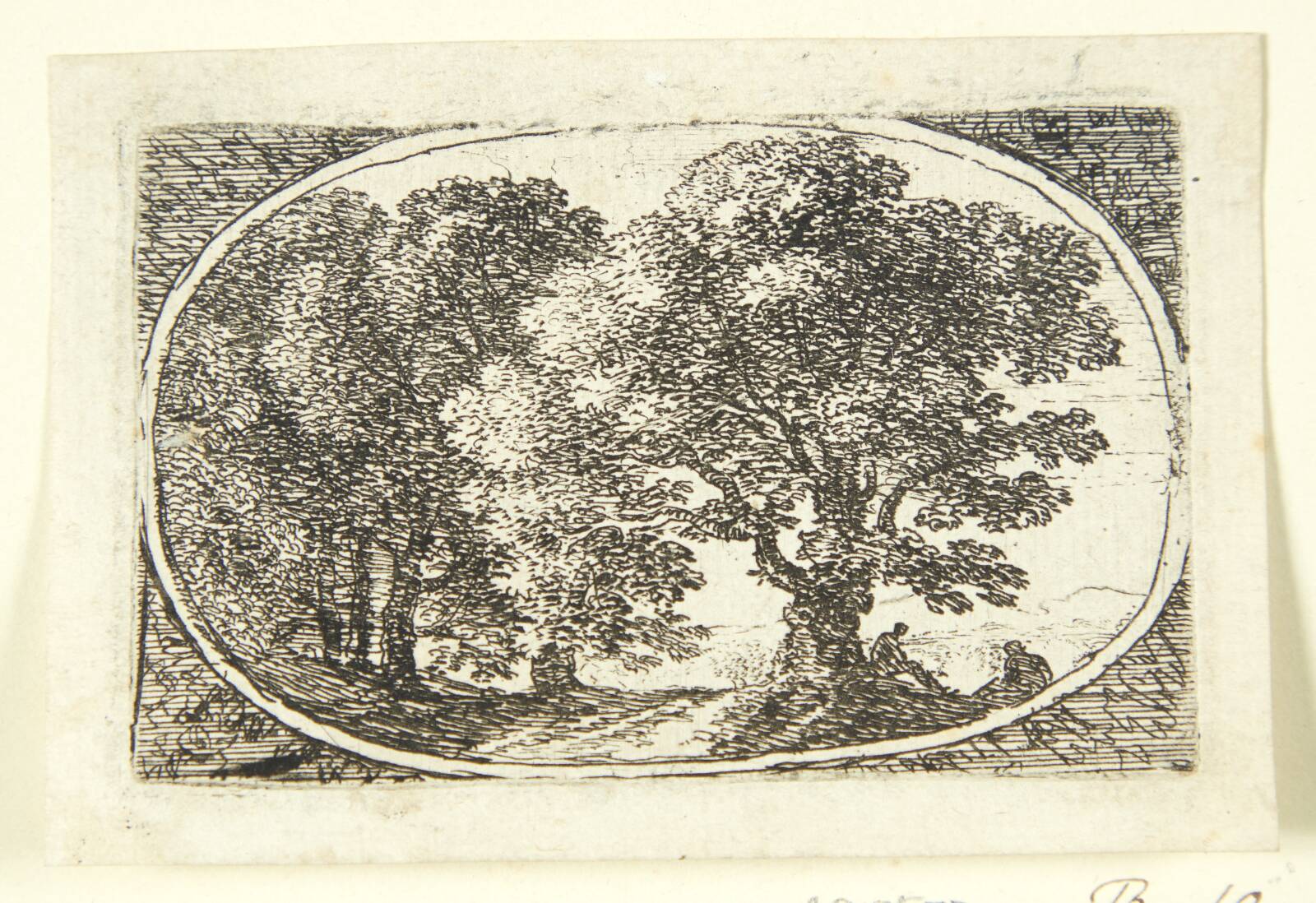 Vej mellem træer, Herman van Swanevelt, 1603-1655