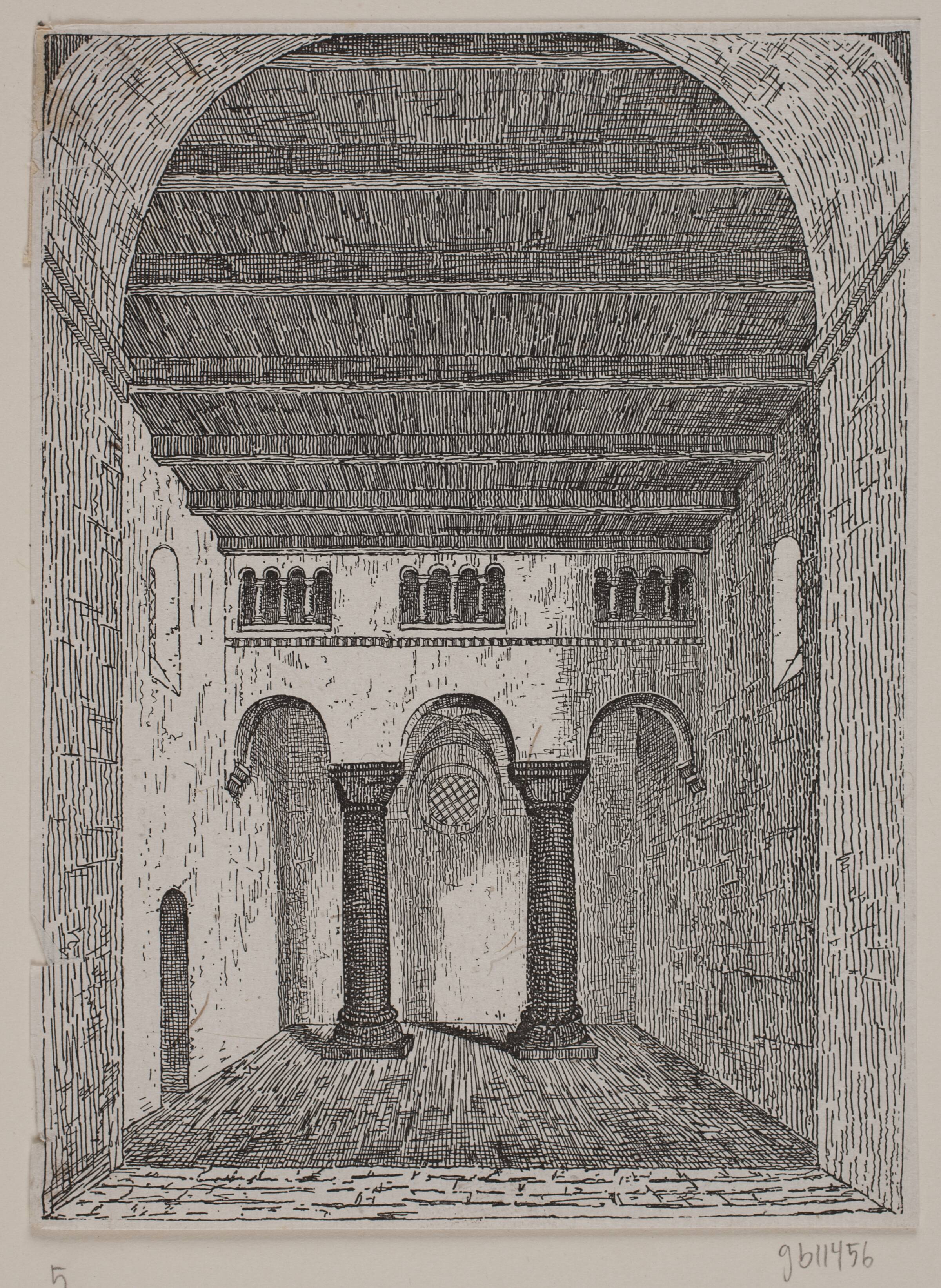 Det indre af Fjenneslev kirke, Johan Aagaard, 1818-1879