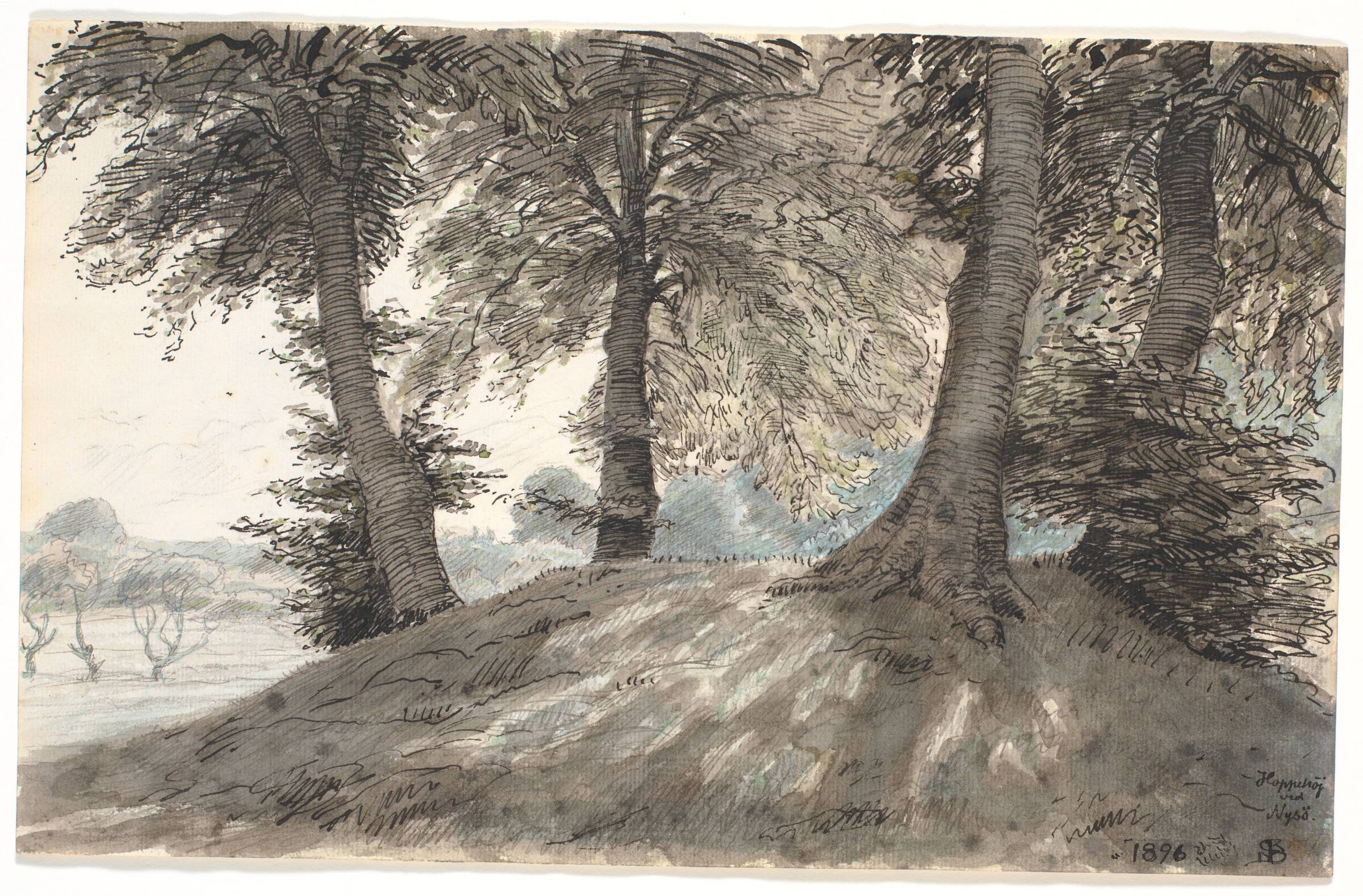 "Hoppehøj ved Nysø", Niels Skovgaard, 1896