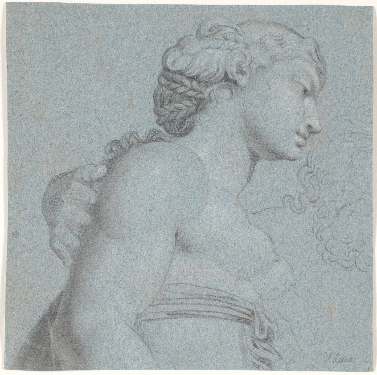 Jupiter og Juno, kopi efter Annibale Carracci, Jens Juel, 1766-1767