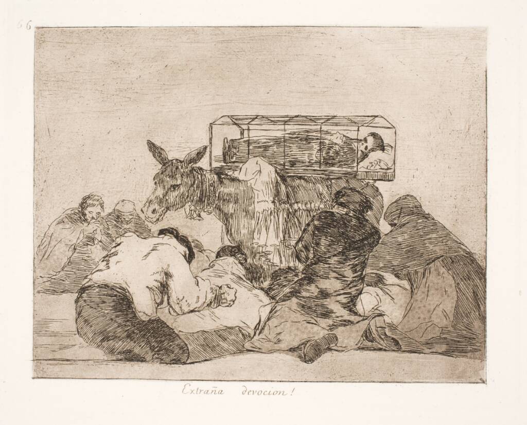 Sælsom Andagt (66), Francisco de Goya, 1810-1820