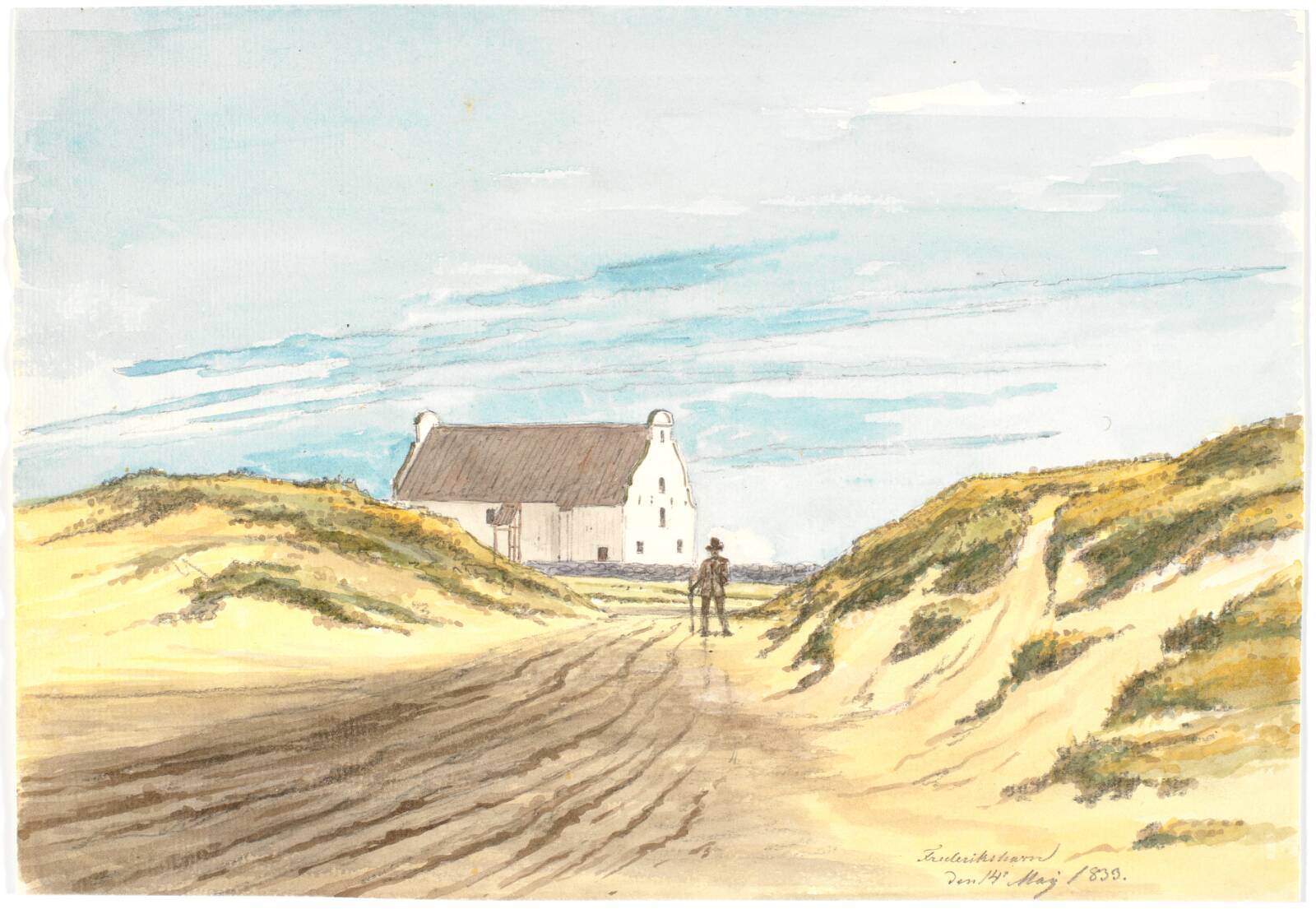 Frederikshavns gamle kirke, Martinus Rørbye, 1833