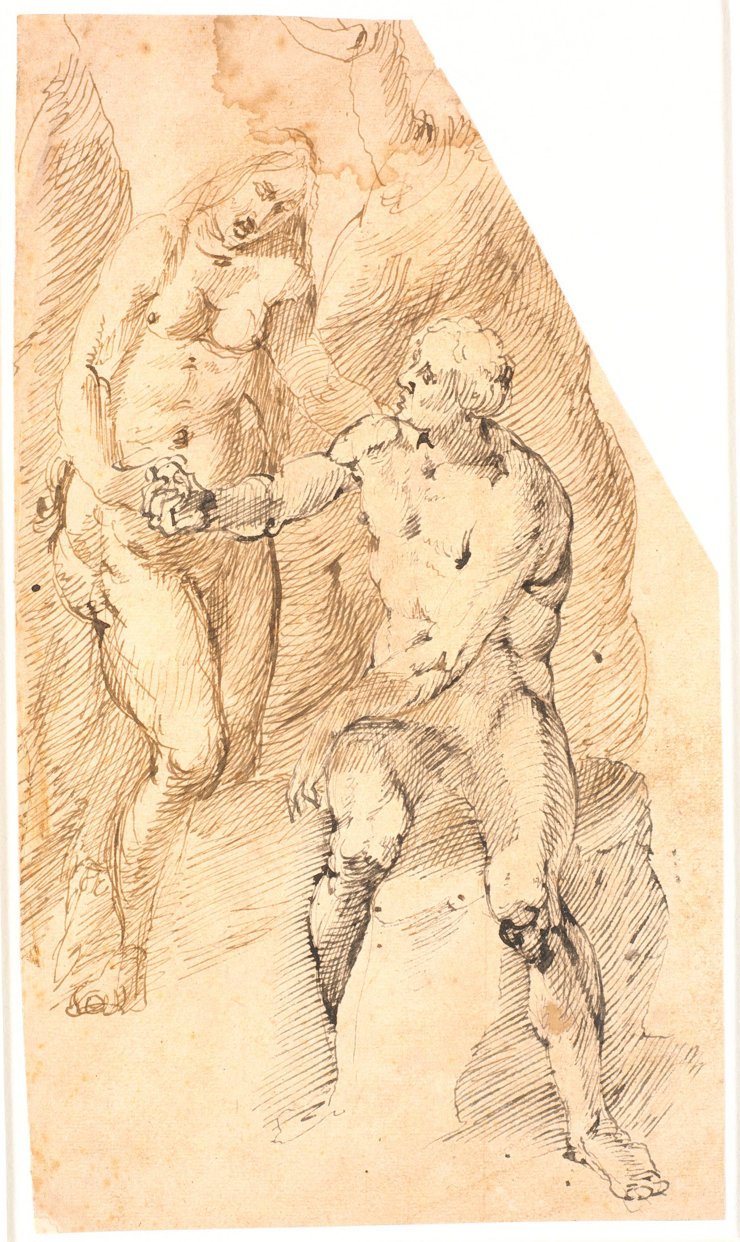 Adam modtager æblet af Eva, Frantz Clein, 1582-1658