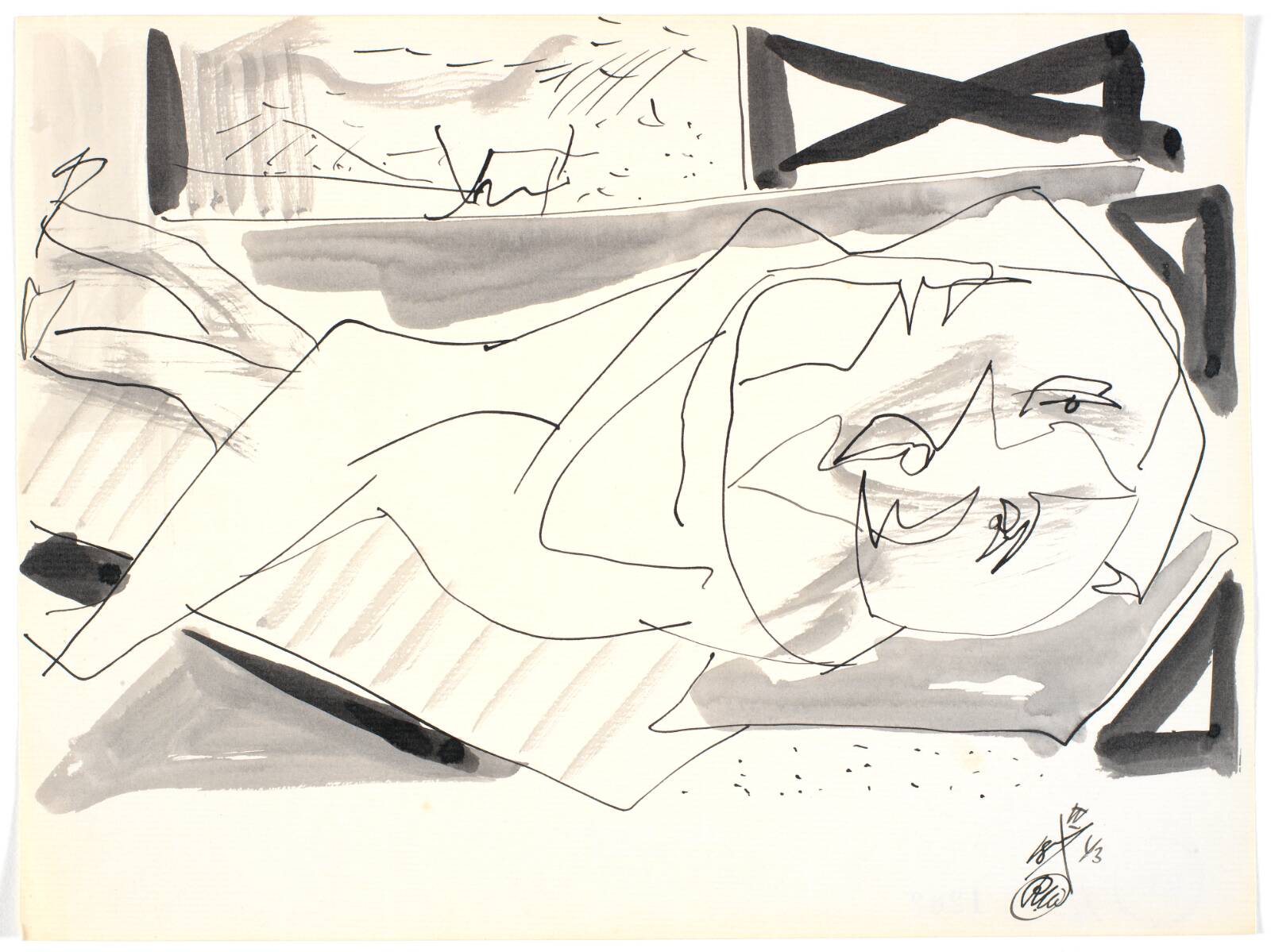Elskende par, Richard Mortensen, 1943