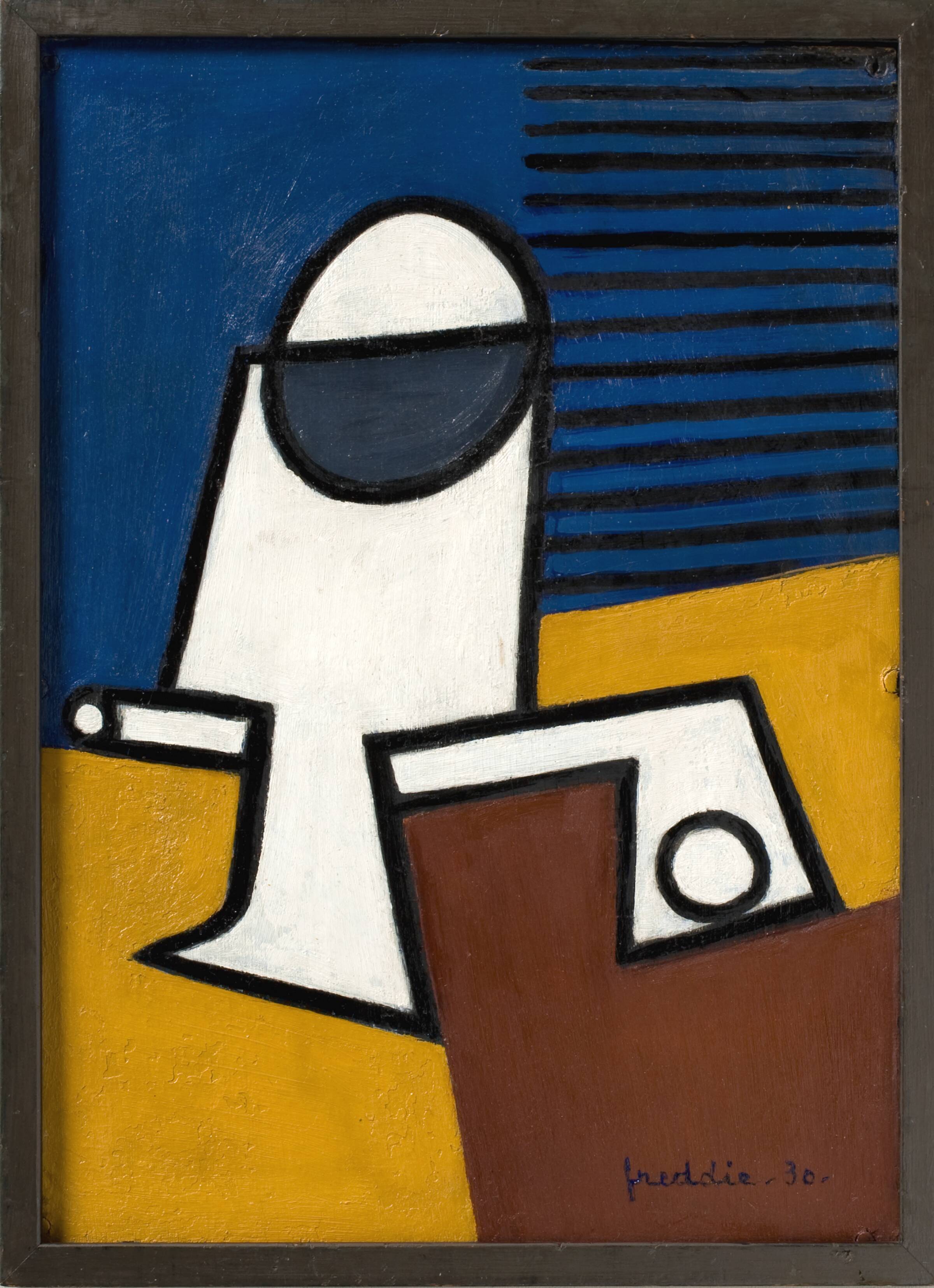 Opstilling med pibe, Wilhelm Freddie, 1930