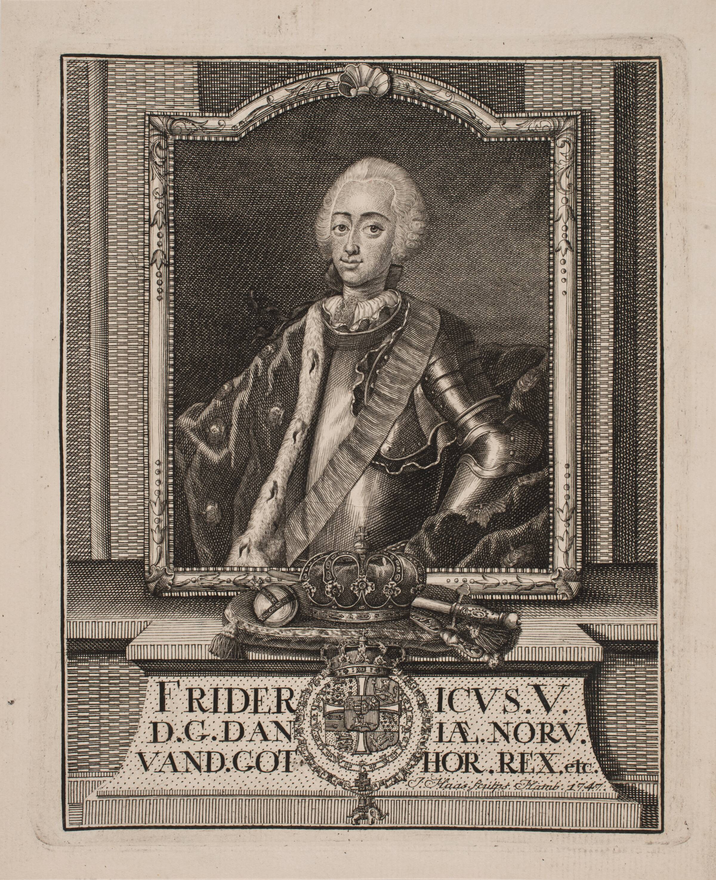 Frederik V, Jonas Haas, 1747