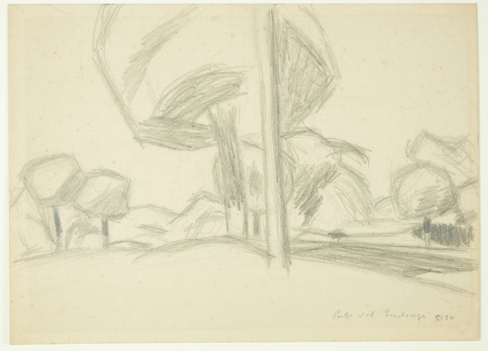 "Parti ved Emdrup", Claus Johansen, 1936