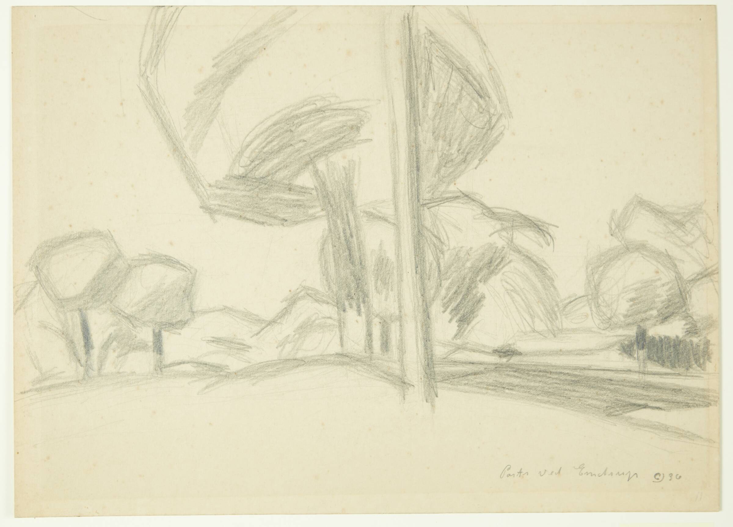 "Parti ved Emdrup", Claus Johansen, 1936