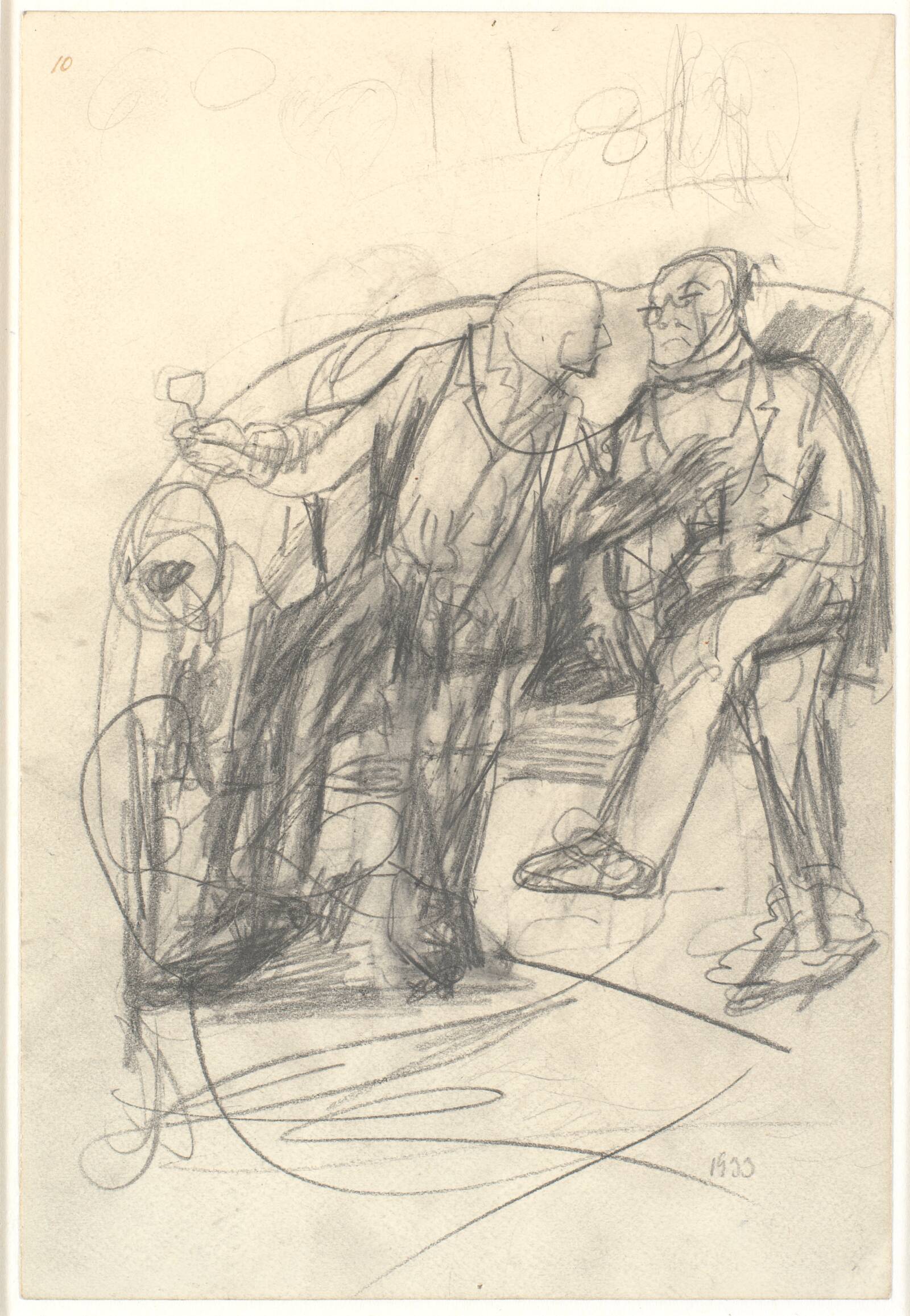 Efter middagen., Christian Kongstad Petersen, 1933