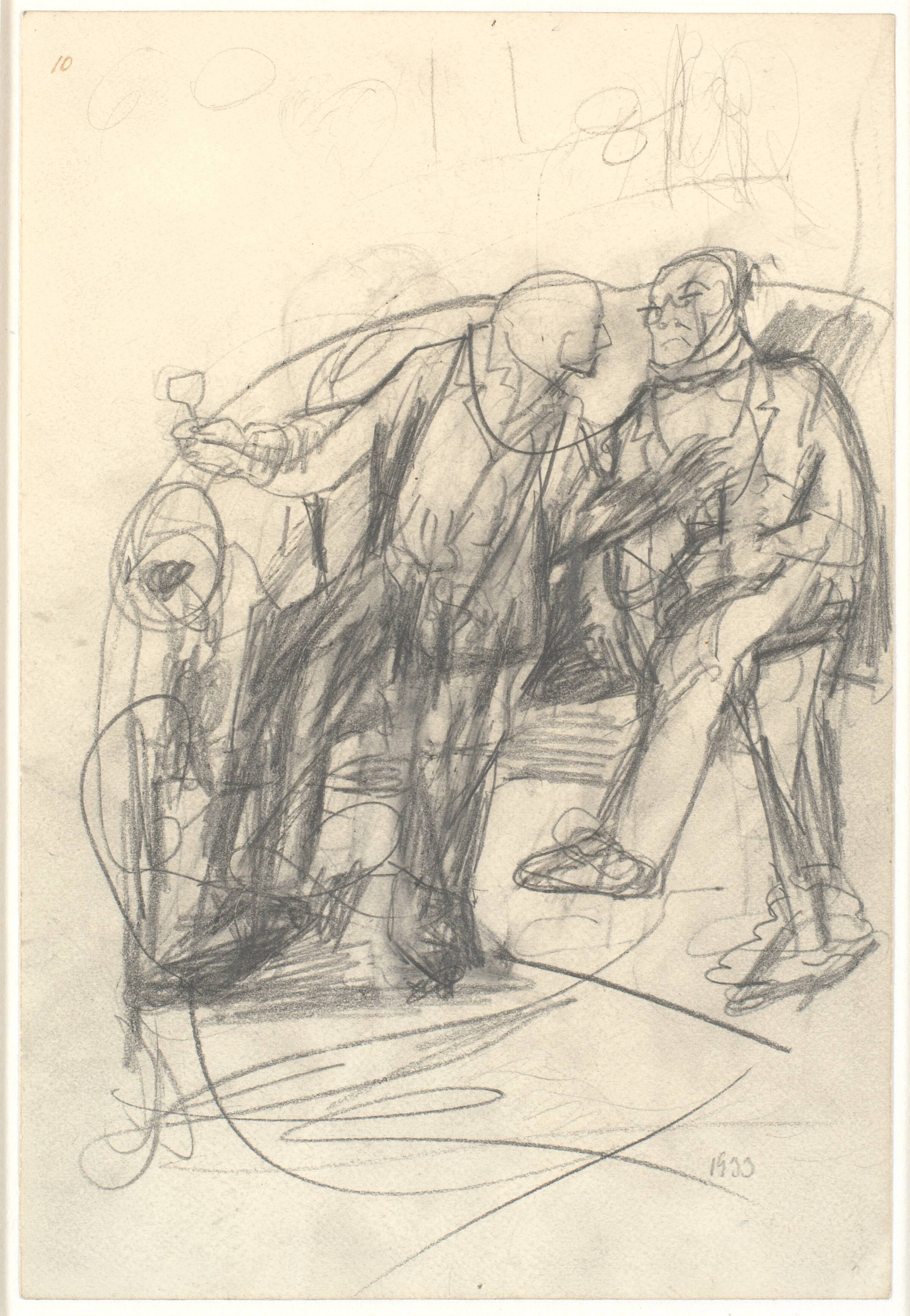 Efter middagen., Christian Kongstad Petersen, 1933