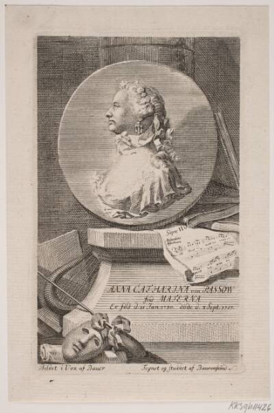 Skuespillerinden Anna Catharina von Passow