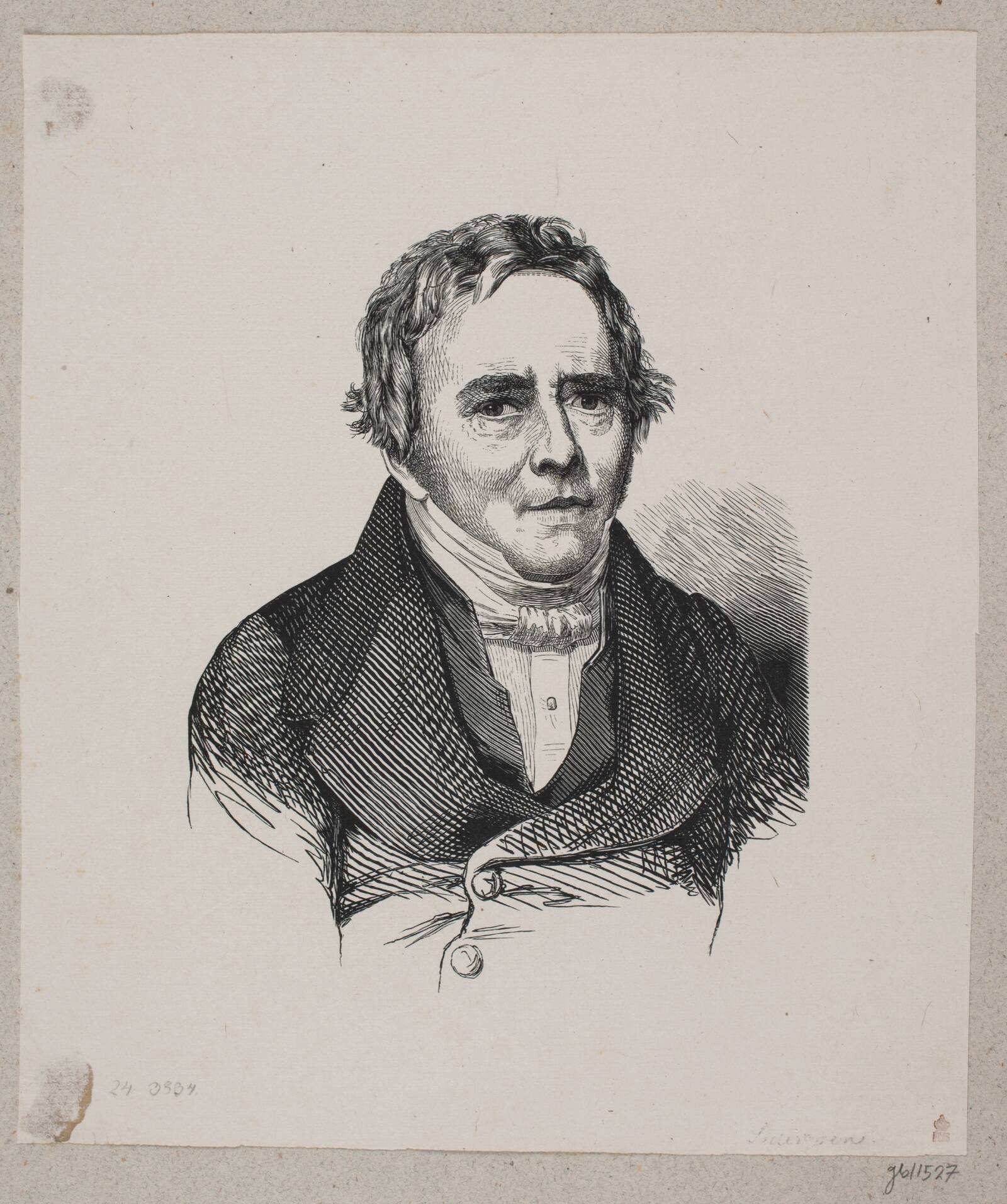 Portræt af H.C. Ørsted, Södergren, 1800-1899