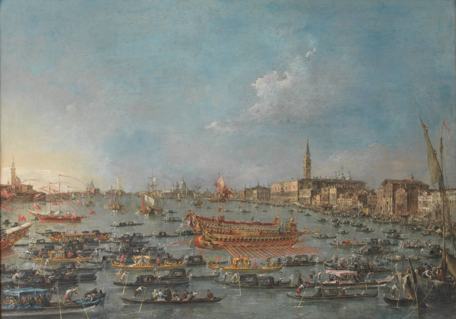 The Bucintoro Festival of Venice, by Francesco Guardi, 1780-1793