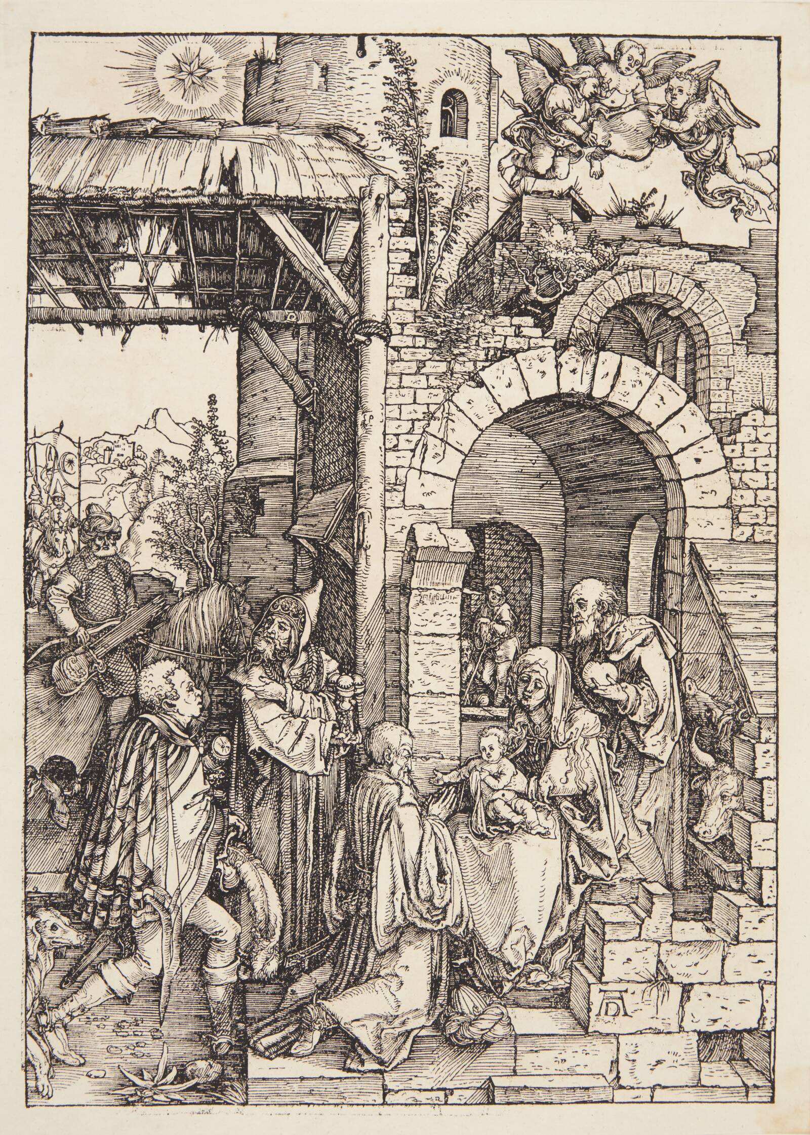 De hellige tre kongers tilbedelse, Albrecht Dürer, 1501-1504