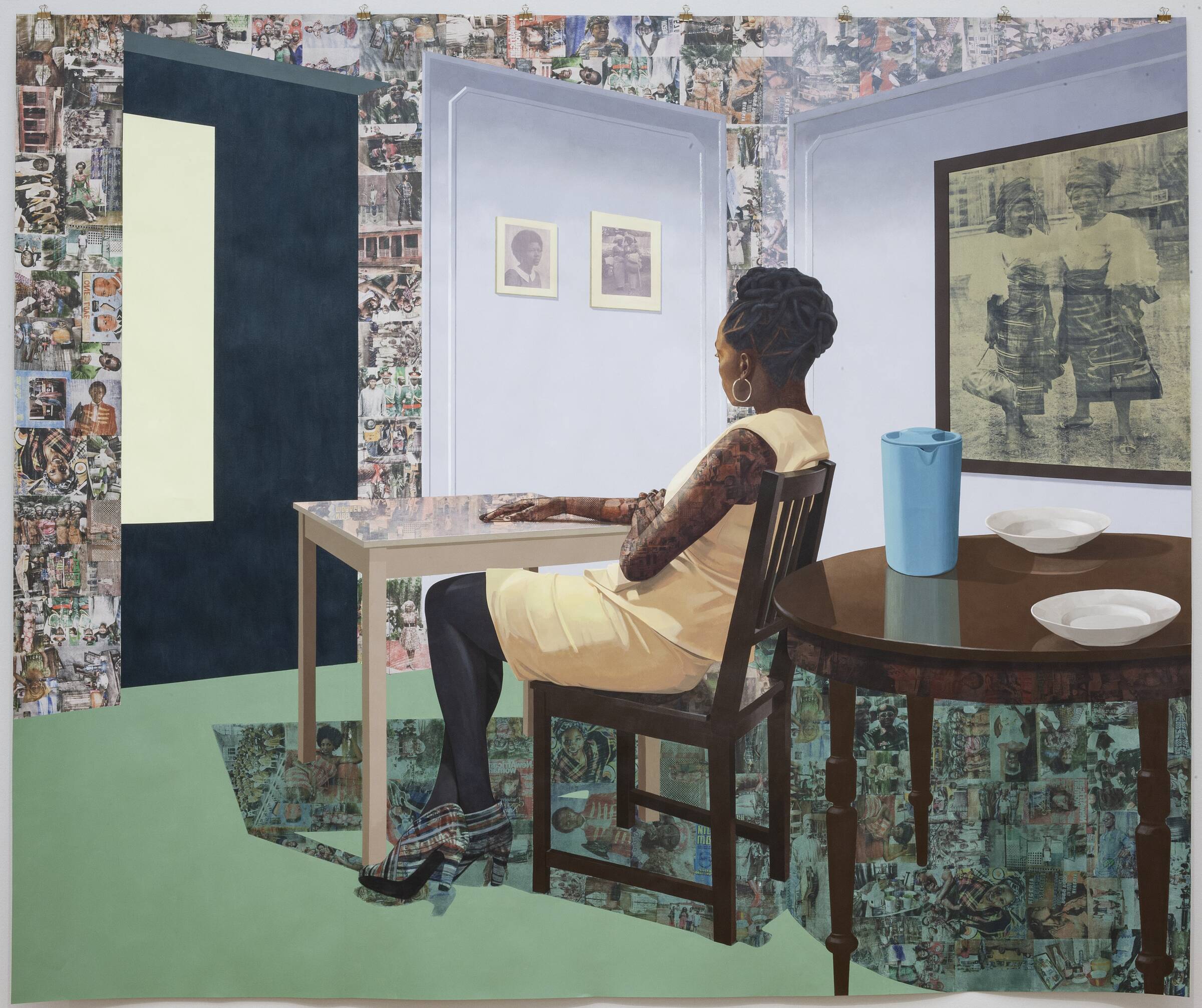 In the Lavender Room, Njideka Akunyili Crosby, 2019