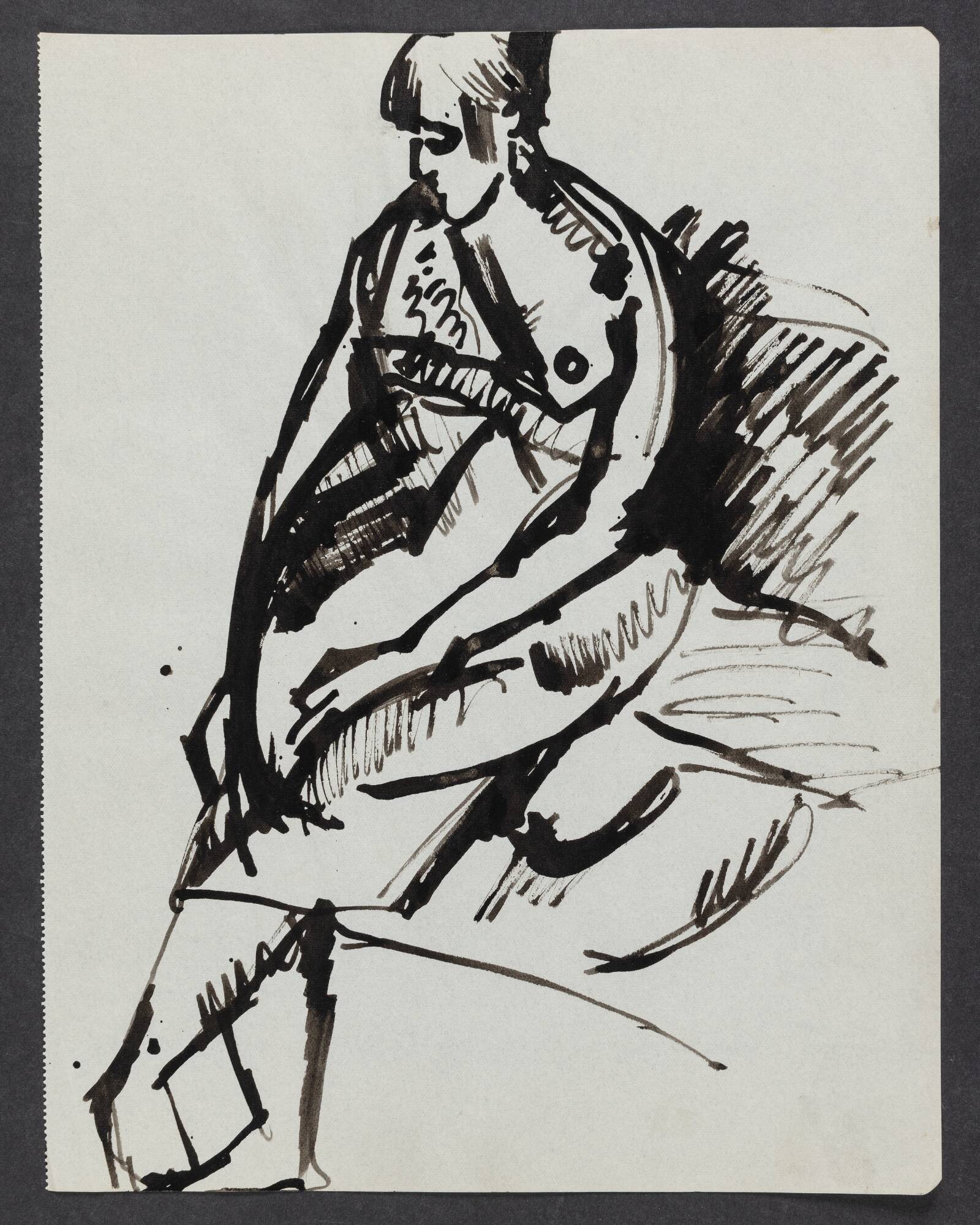 Modelstudie, Astrid Holm, 1876-1937