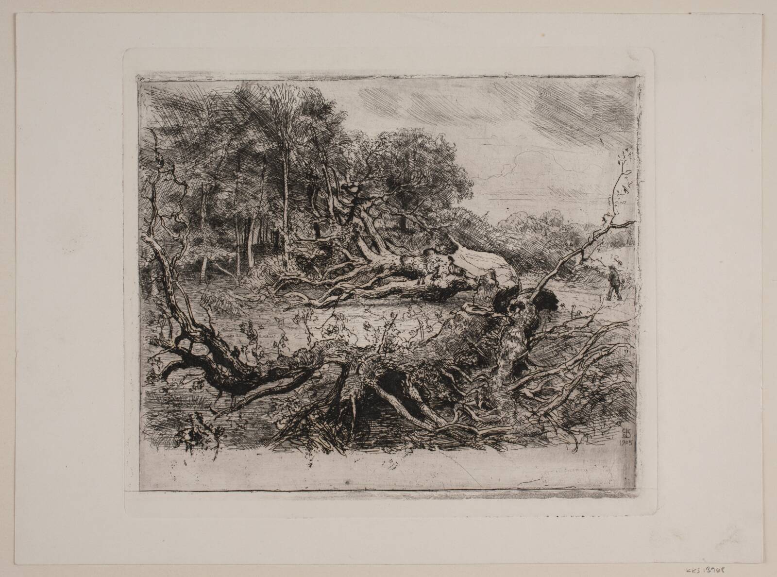 Selskovegen, Niels Skovgaard, 1905