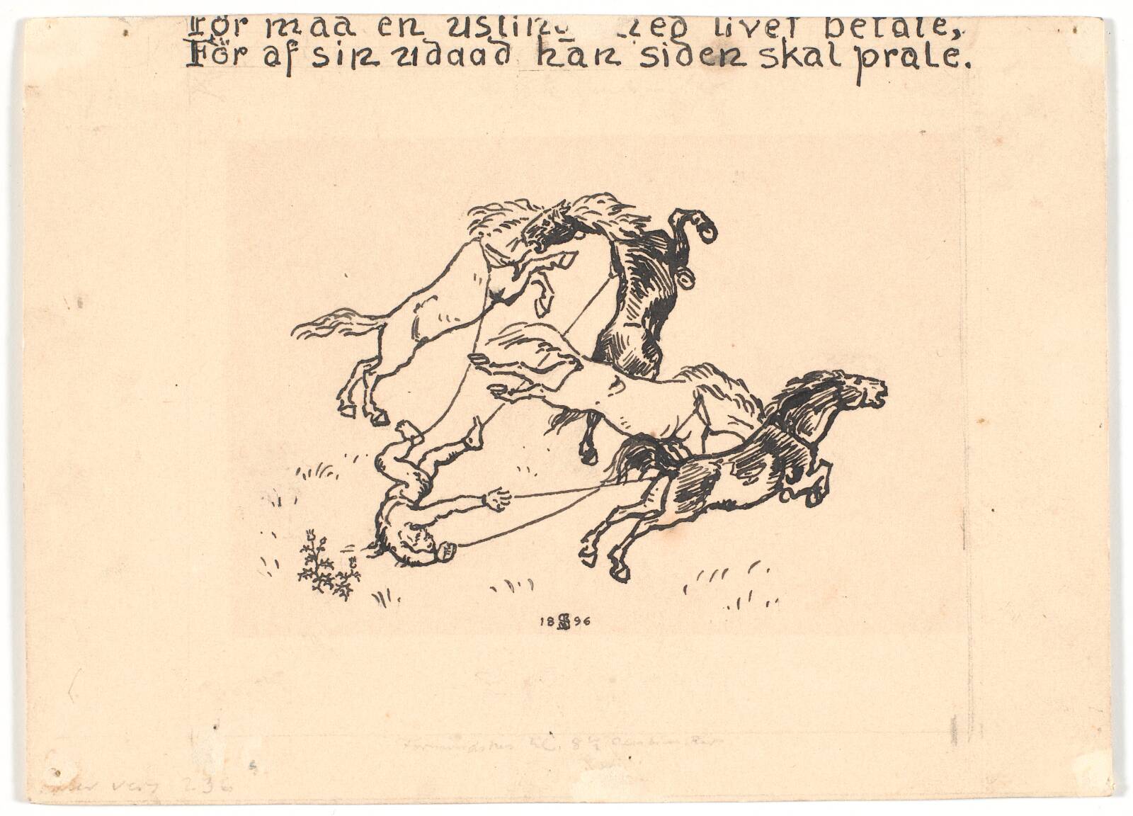 Ganes straf, Niels Skovgaard, 1896