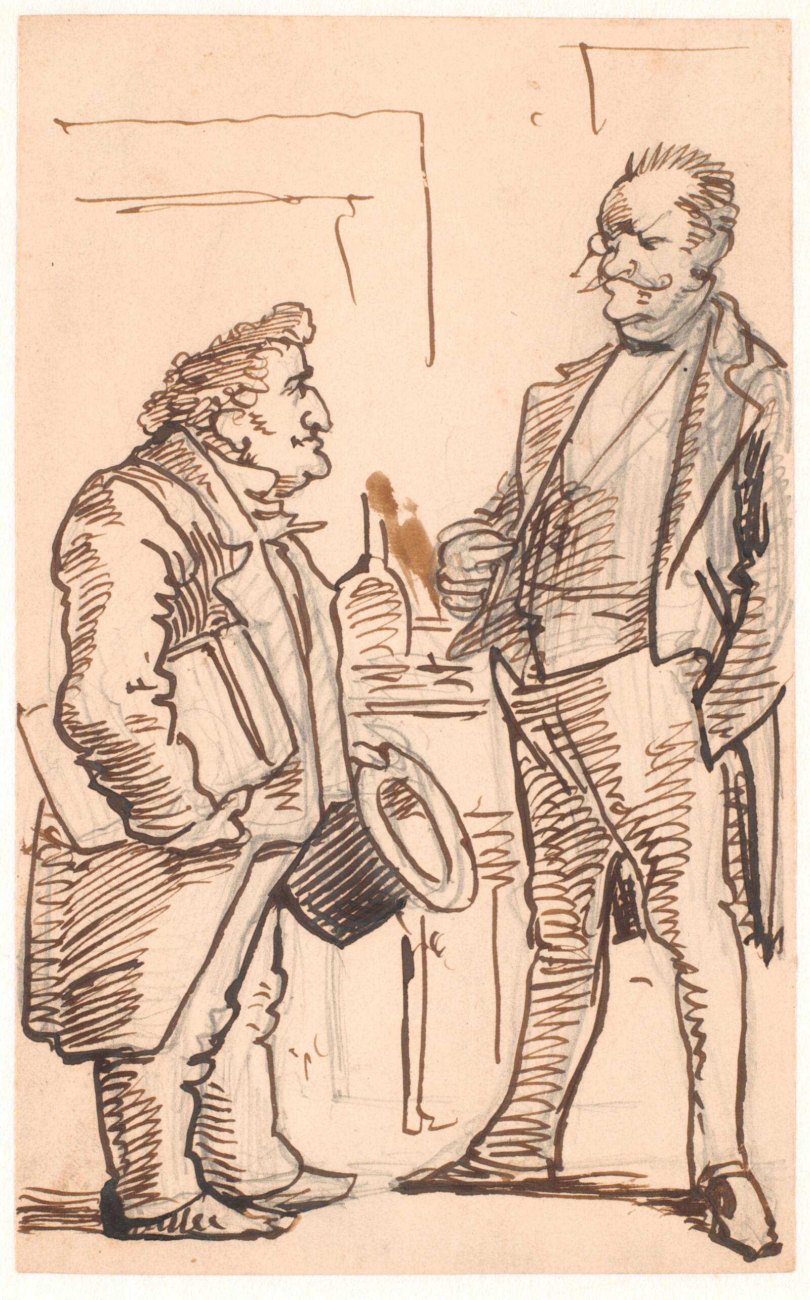 Krog og Simon Levi, Wilhelm Marstrand, 1867