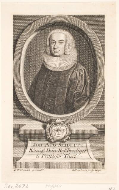 Johan August Seidlitz, Præst