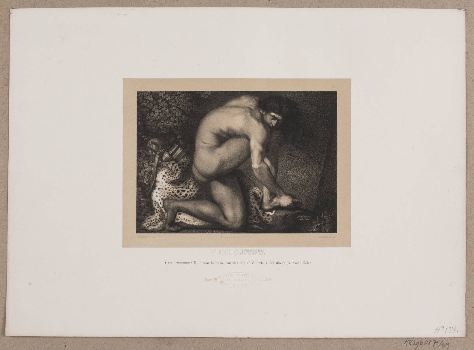 Philoktet, Adolph Kittendorff, 1880-1889