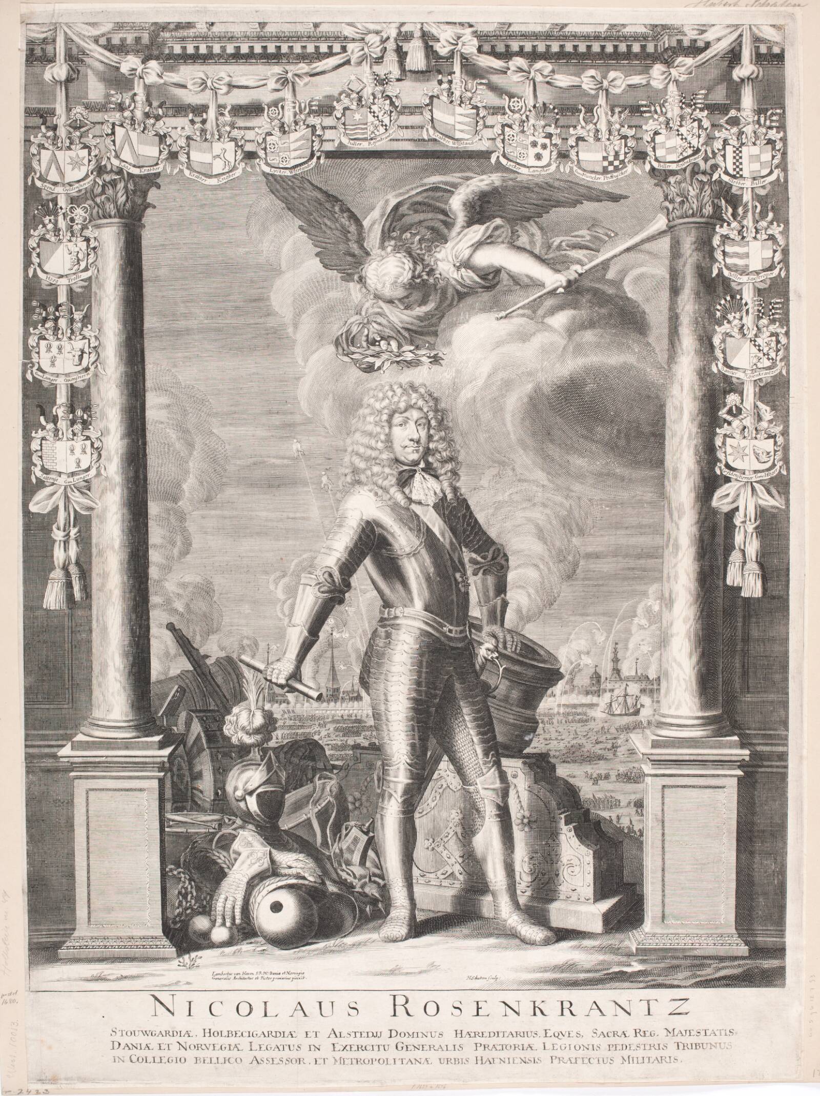Niels Rosenkrantz, Hubert Schaten, 1675-1680