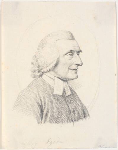Portræt af præsten Paul Egede (1709-89)
