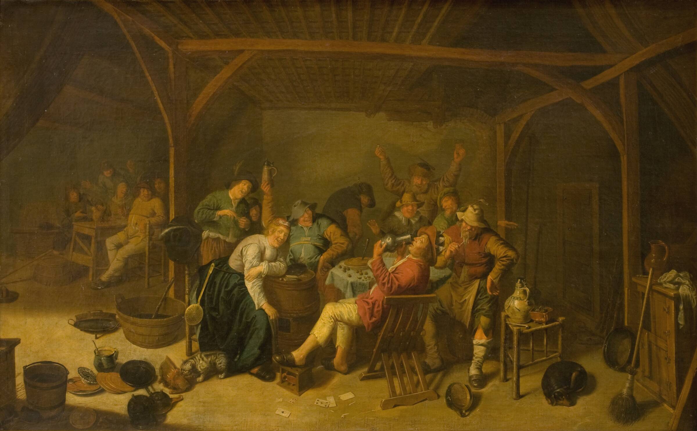 Bønnekongen drikker, Ян Минсе Моленар, 1625-1668