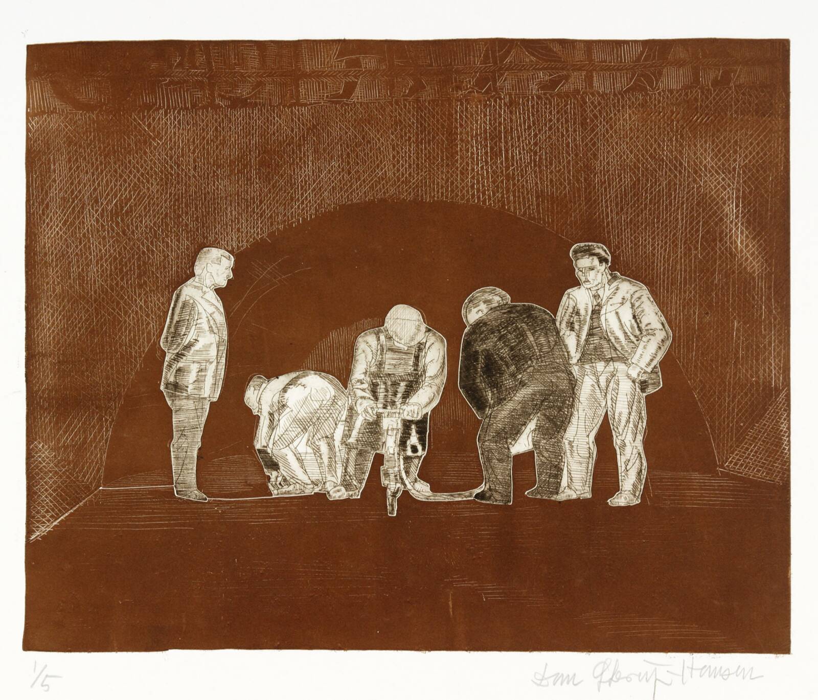Gadearbejdere, Dan Sterup-Hansen, 1958-1961