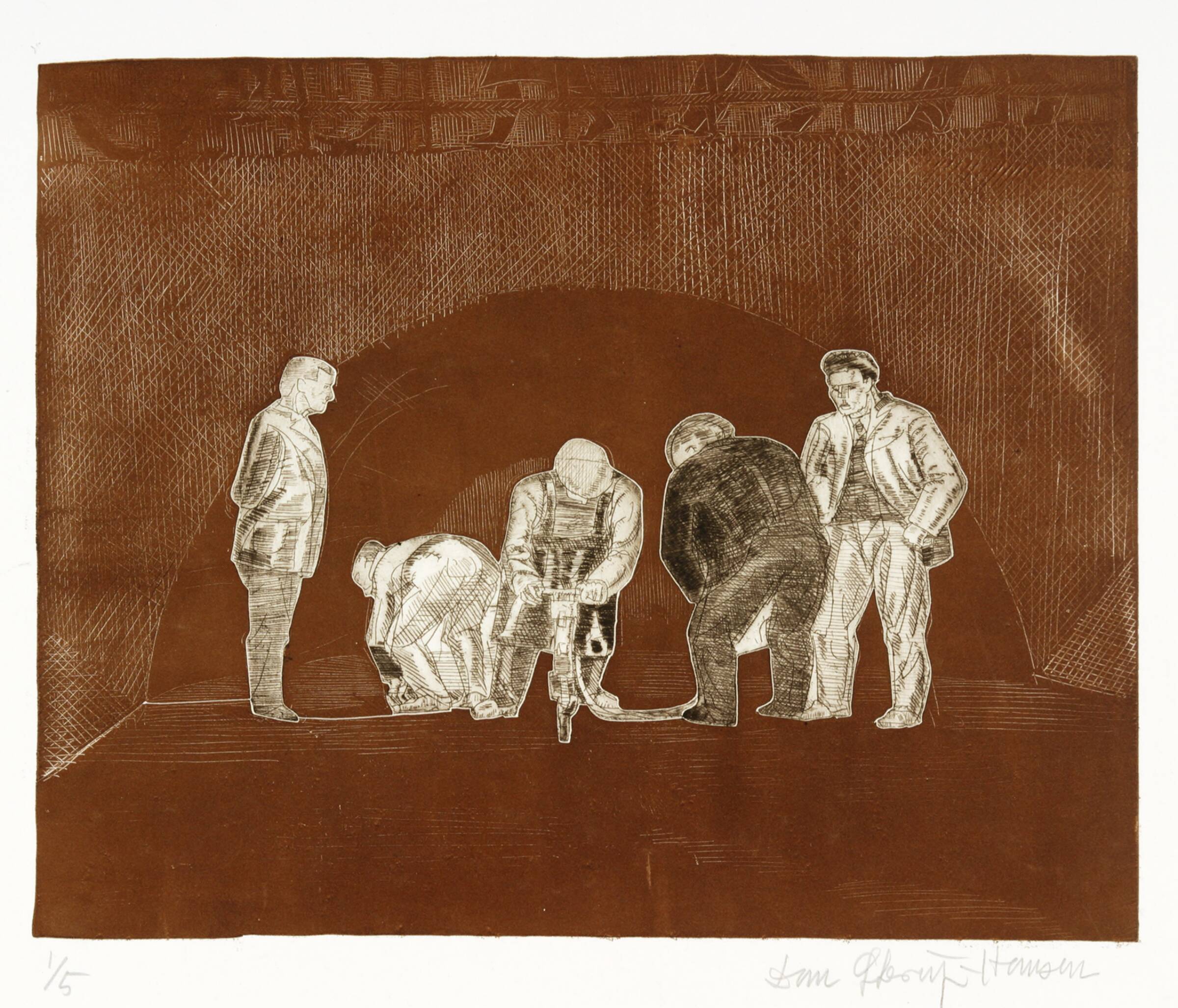 Gadearbejdere, Dan Sterup-Hansen, 1958-1961
