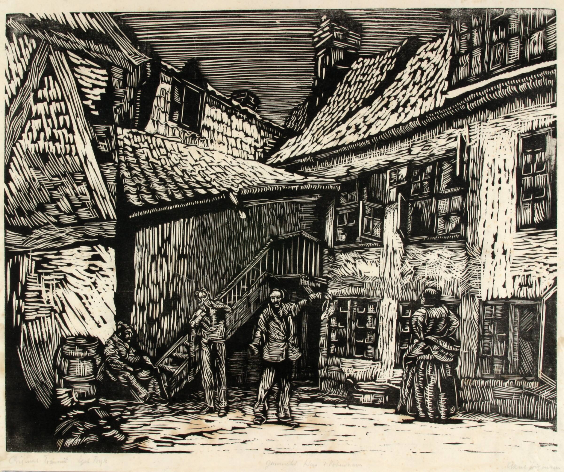 Gammelt hus i København, Aksel Jørgensen, 1925