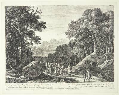 Venus tilbyder Diana at vælge mellem Amor og Adonis