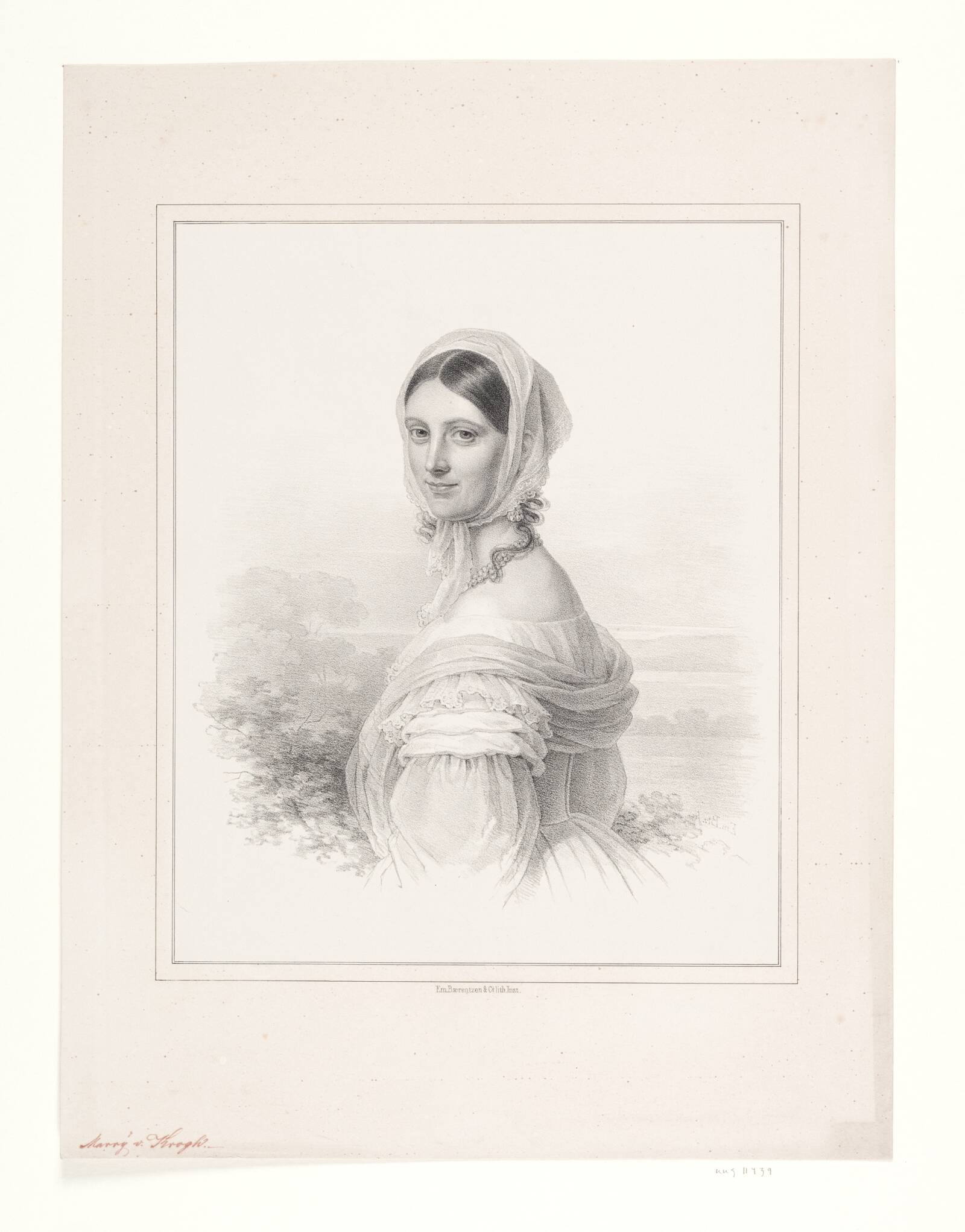 Marie Krogh, Emil Ditlev Bærentzen, 1799-1868