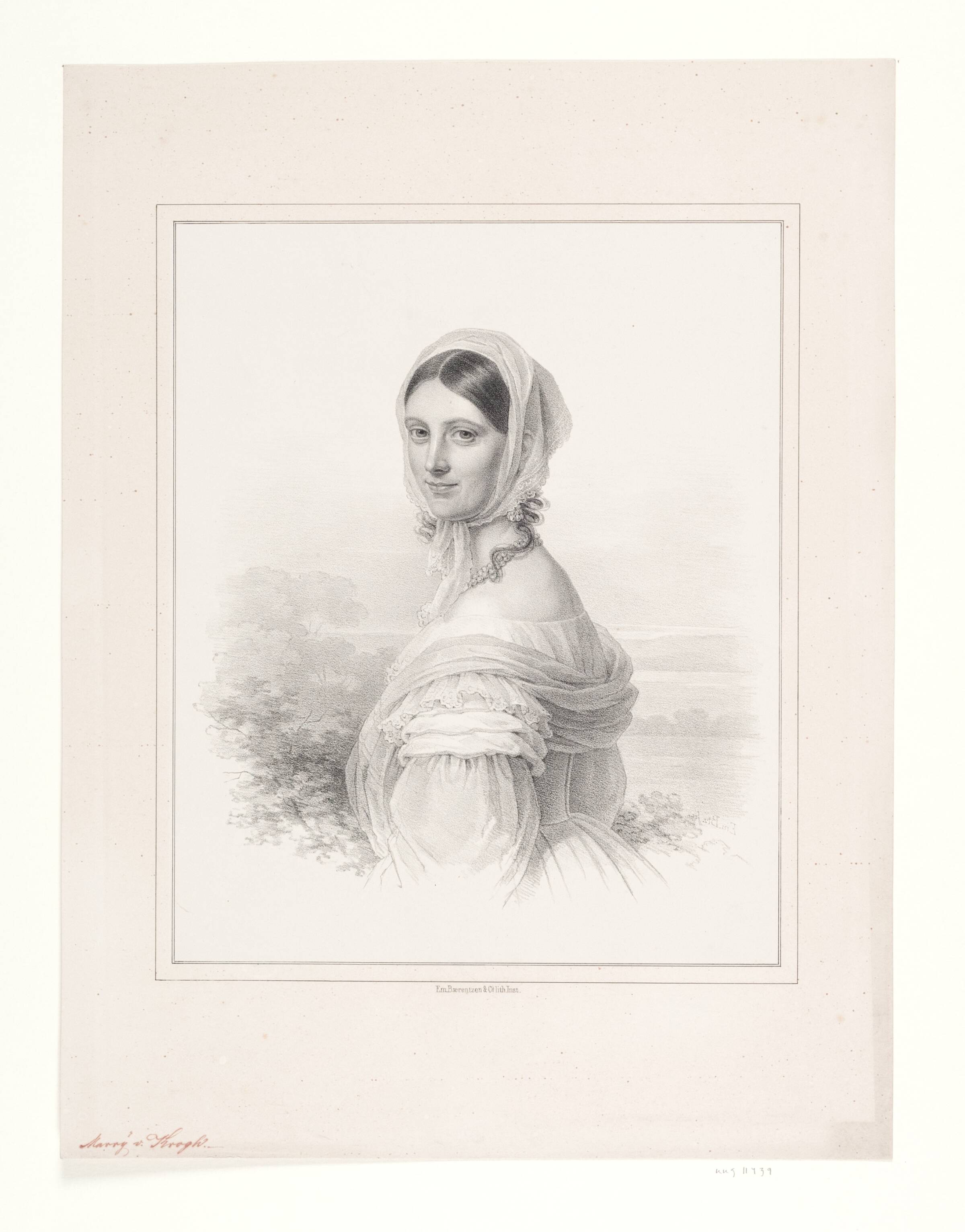 Marie Krogh, Emil Ditlev Bærentzen, 1799-1868