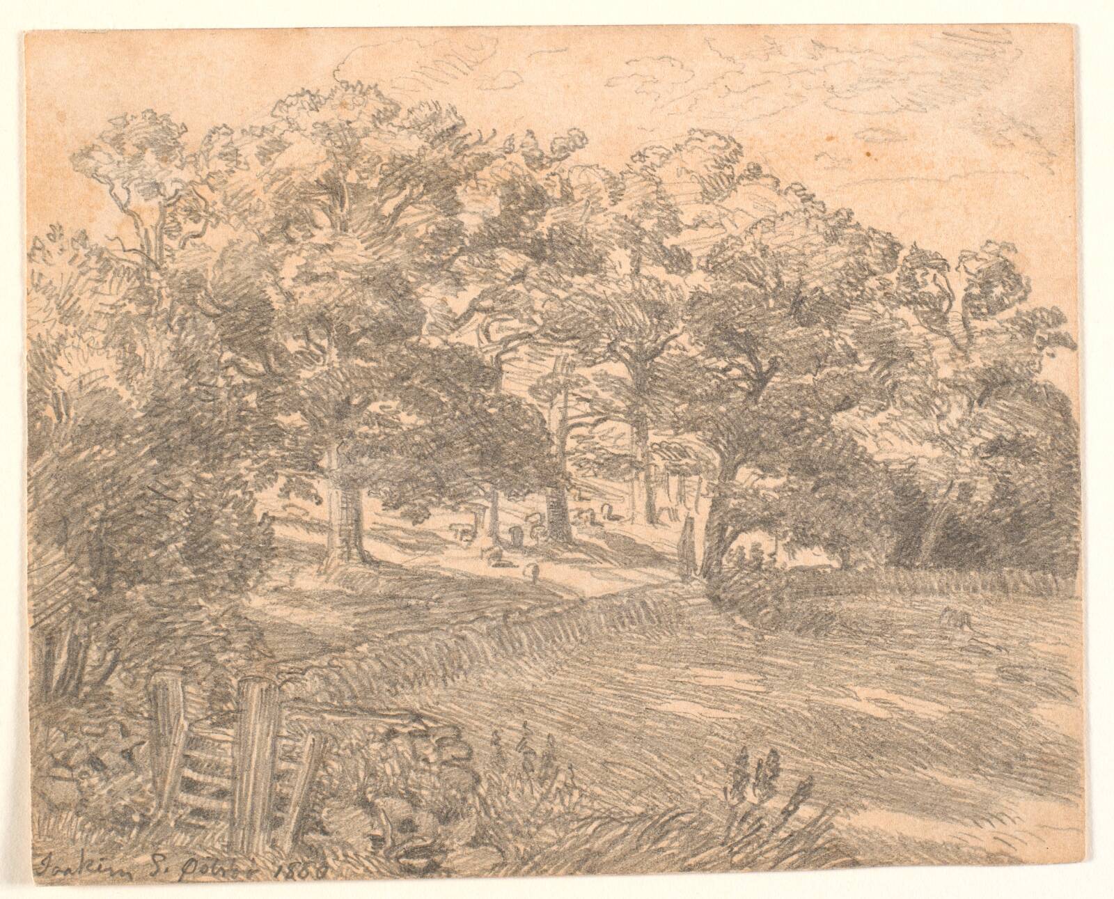Et skovbryn, Joakim Skovgaard, 1880