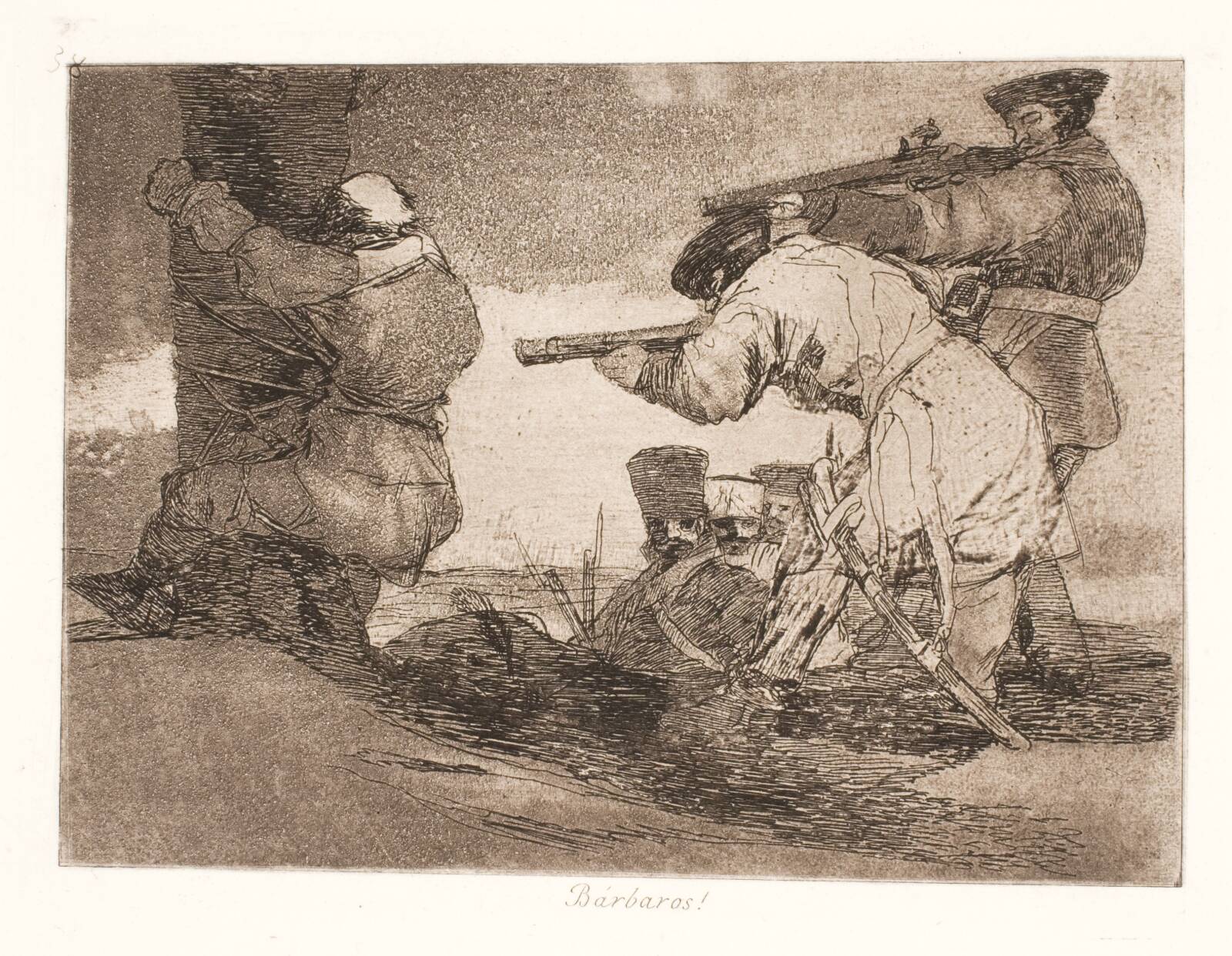 Barbar! (38), Francisco de Goya, 1810-1820