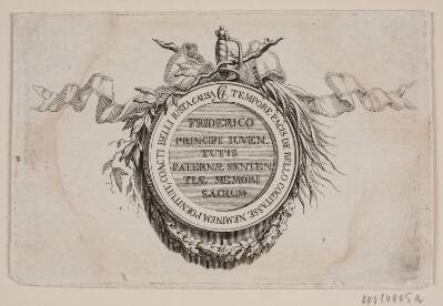Vignet med medaille
