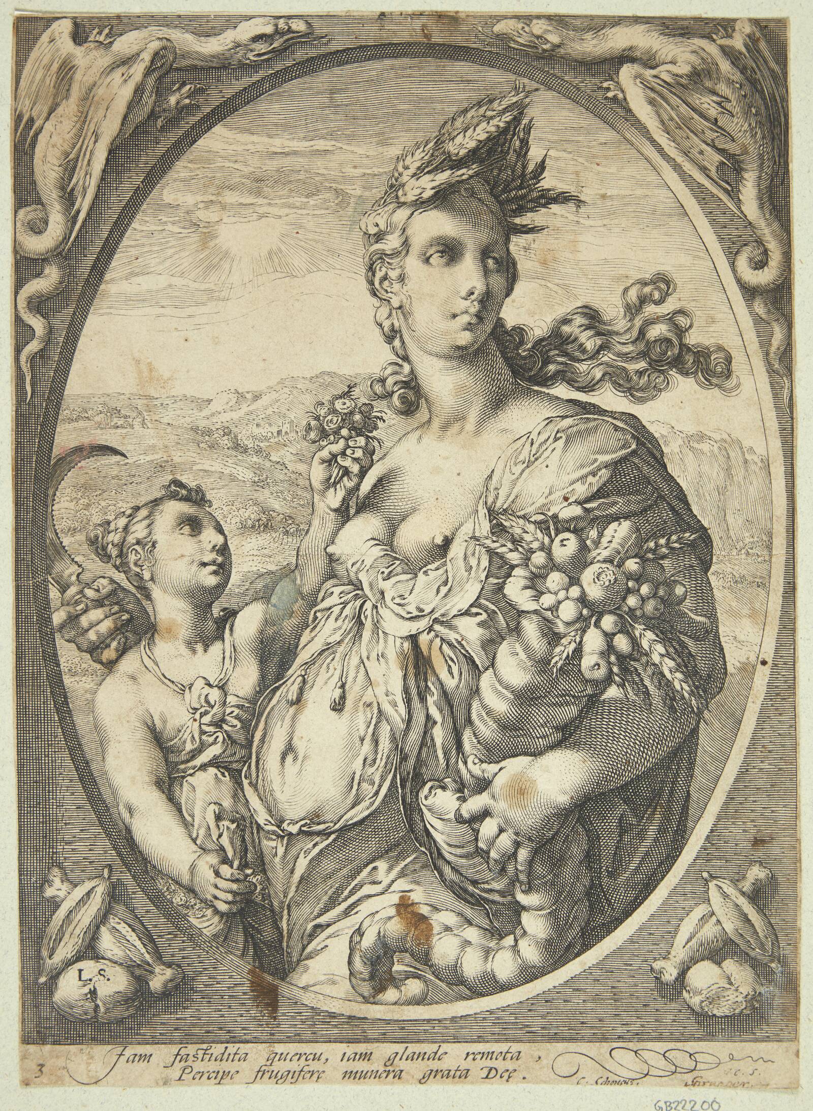 Ceres, Jan Saenredam, 1595
