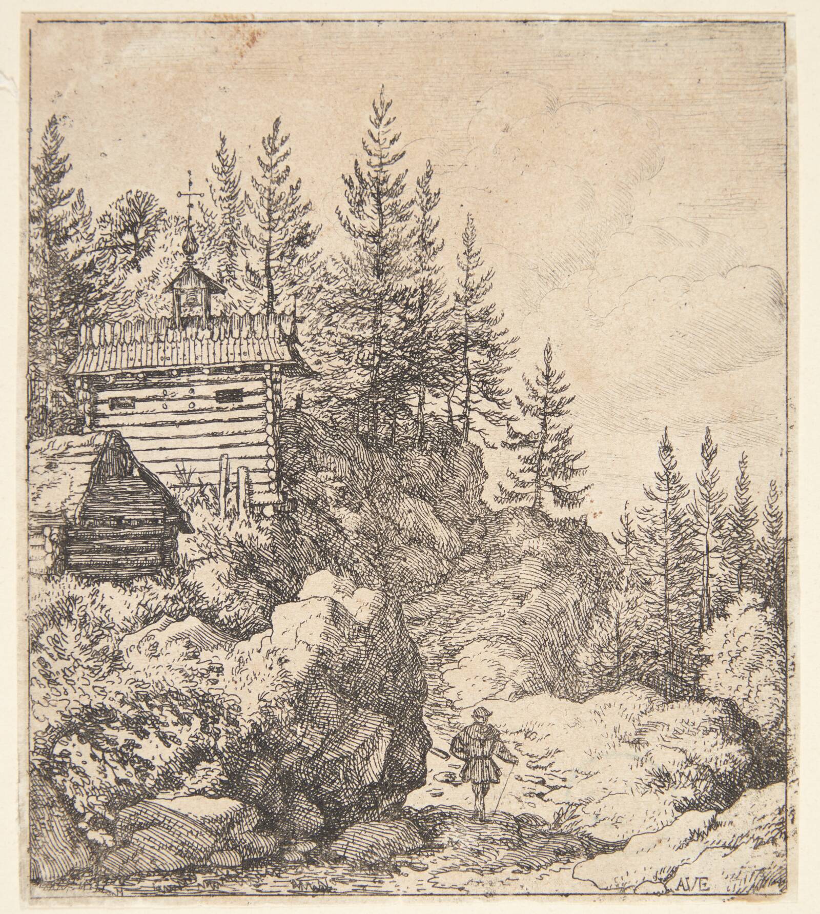 Et kapel, Allaert van Everdingen, 1621-1675