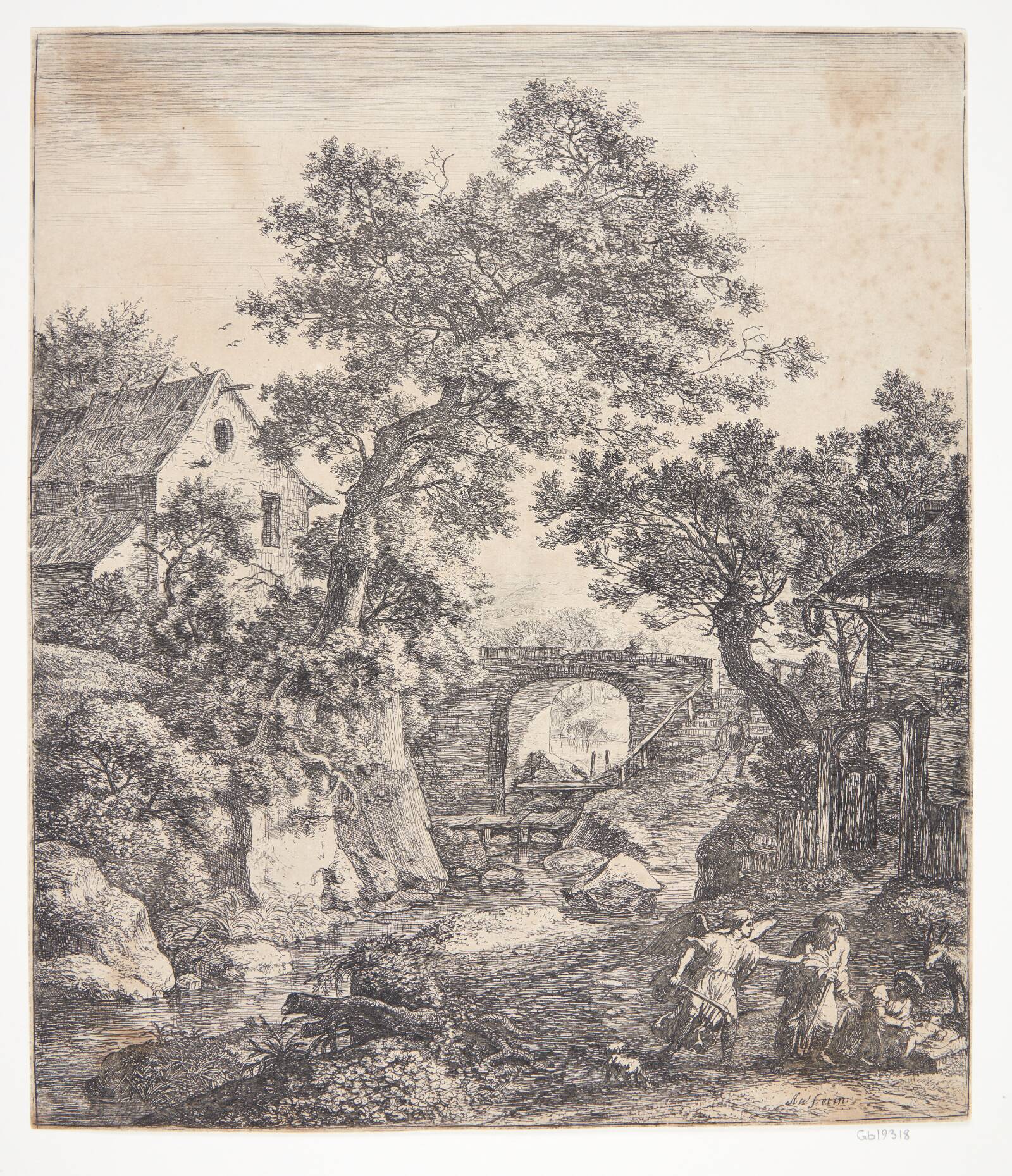 Sippora omskærer sin søn, Anthonie Waterloo, 1610-1690