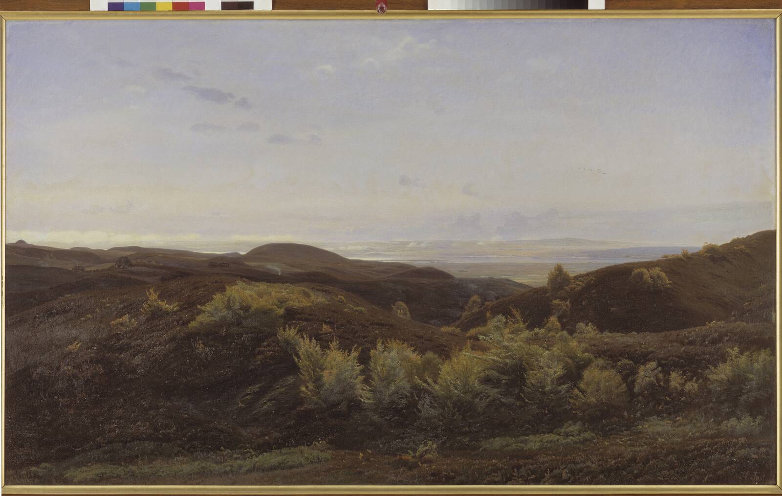 Lyngbakker ved Rye, Harald Foss, 1887