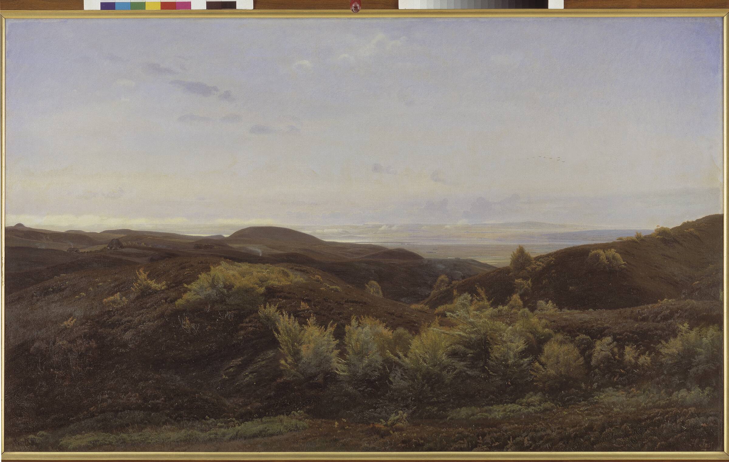 Lyngbakker ved Rye, Harald Foss, 1887